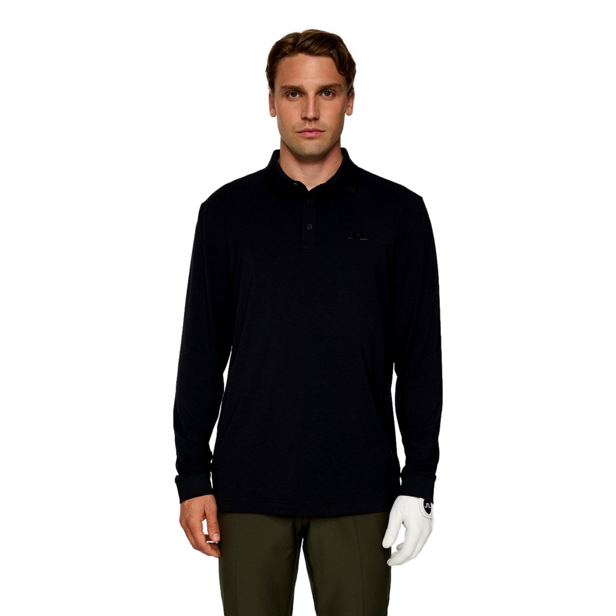 Florian Men's Long Sleeve Golf Polo Shirt