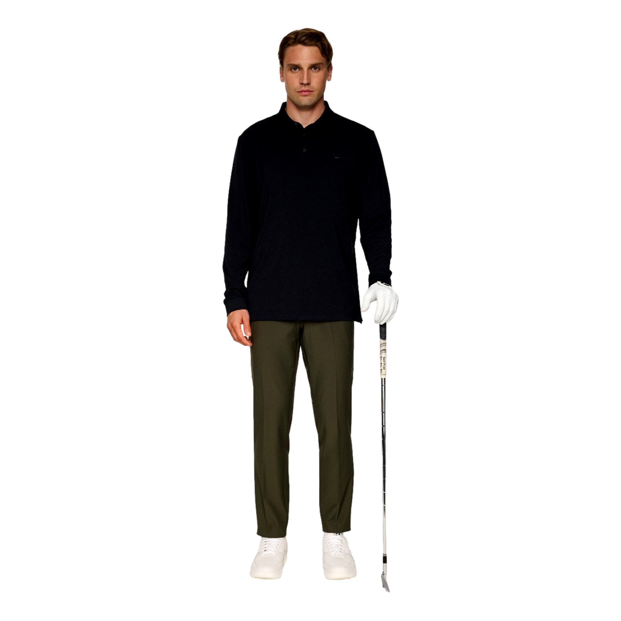 Florian Men's Long Sleeve Golf Polo Shirt