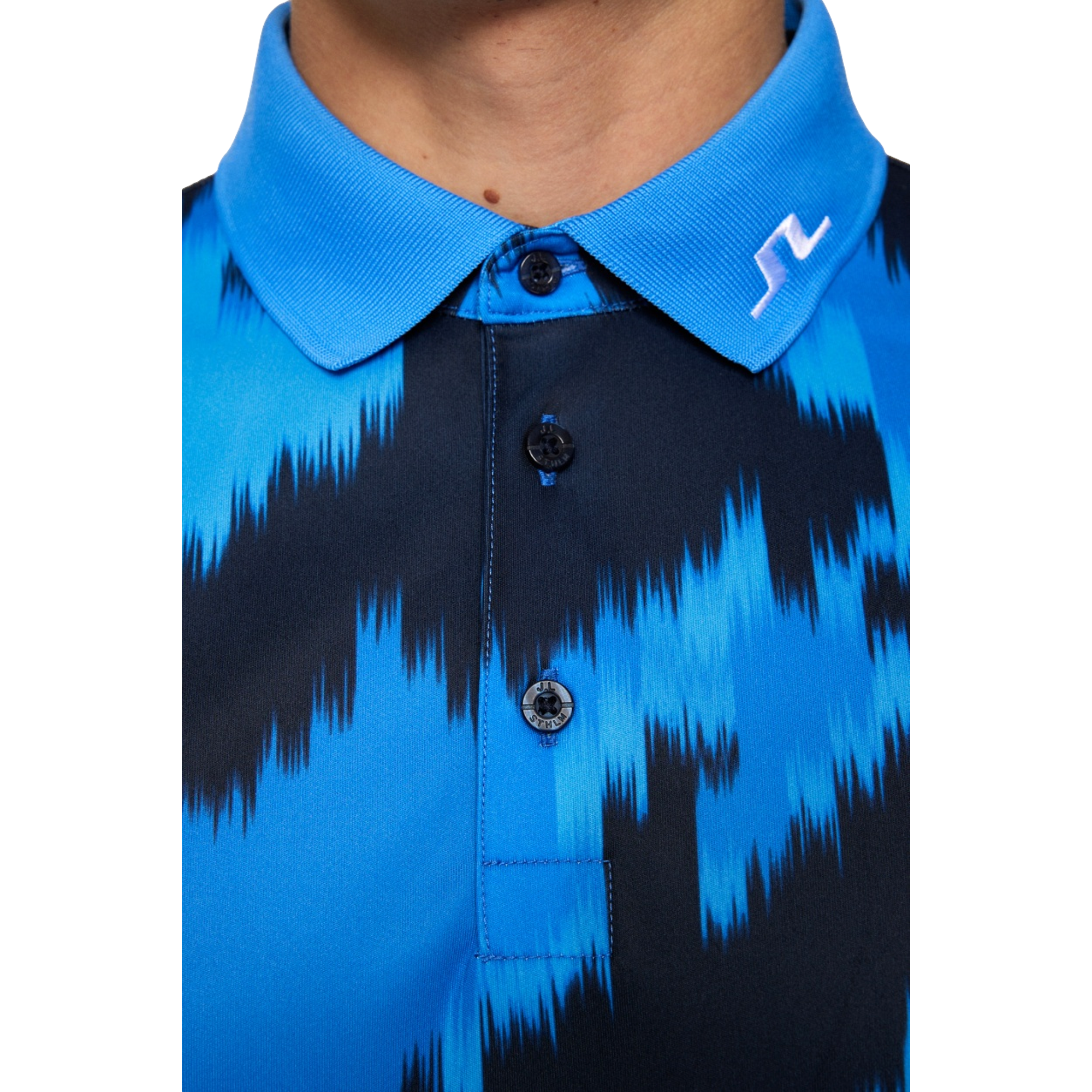Tour Tech Print Men's Short Sleeve Golf Polo Shirt