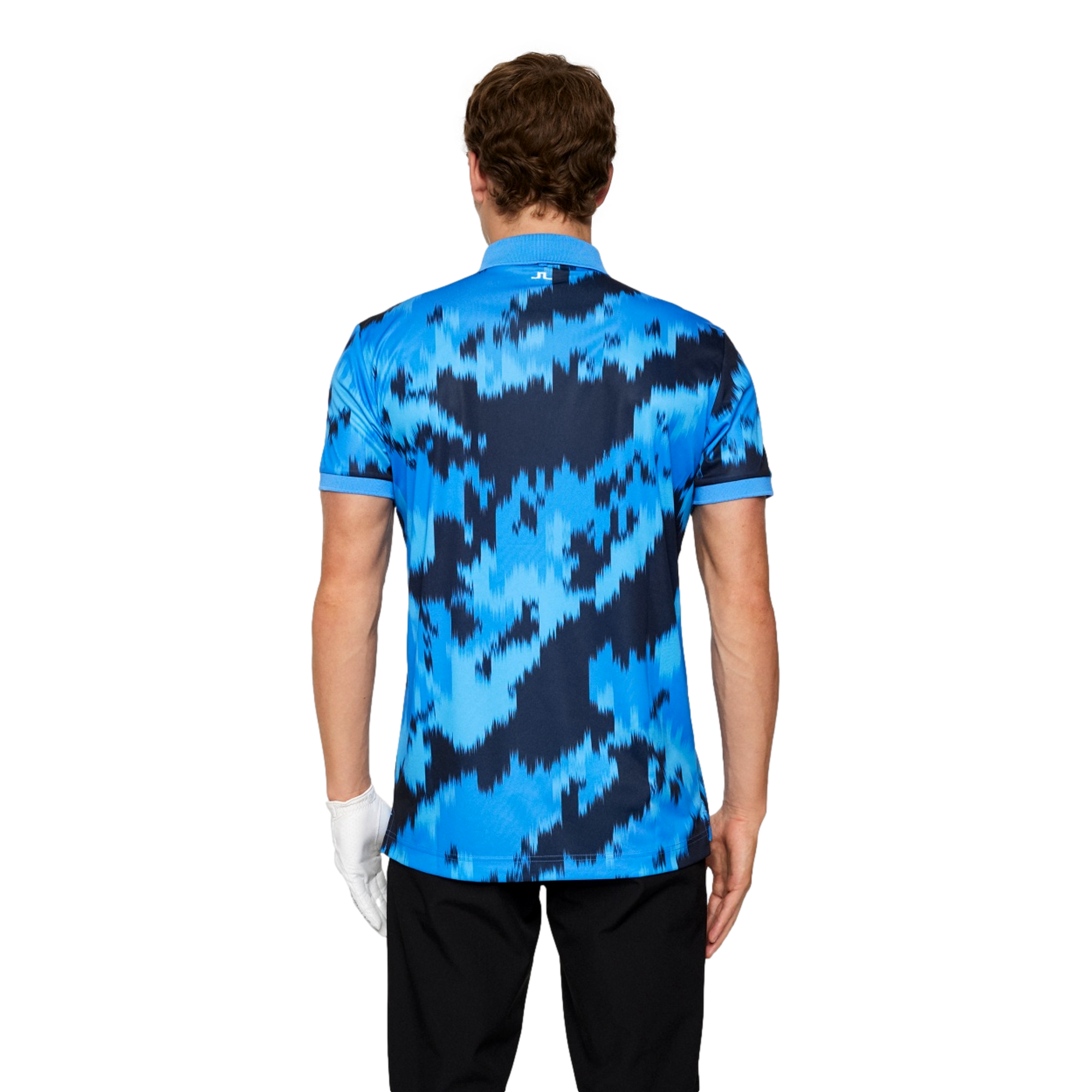 Tour Tech Print Men's Short Sleeve Golf Polo Shirt