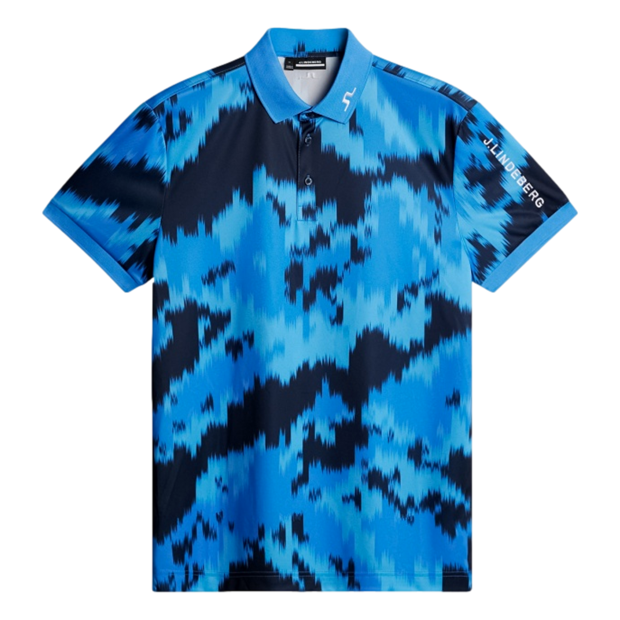 Tour Tech Print Men's Short Sleeve Golf Polo Shirt