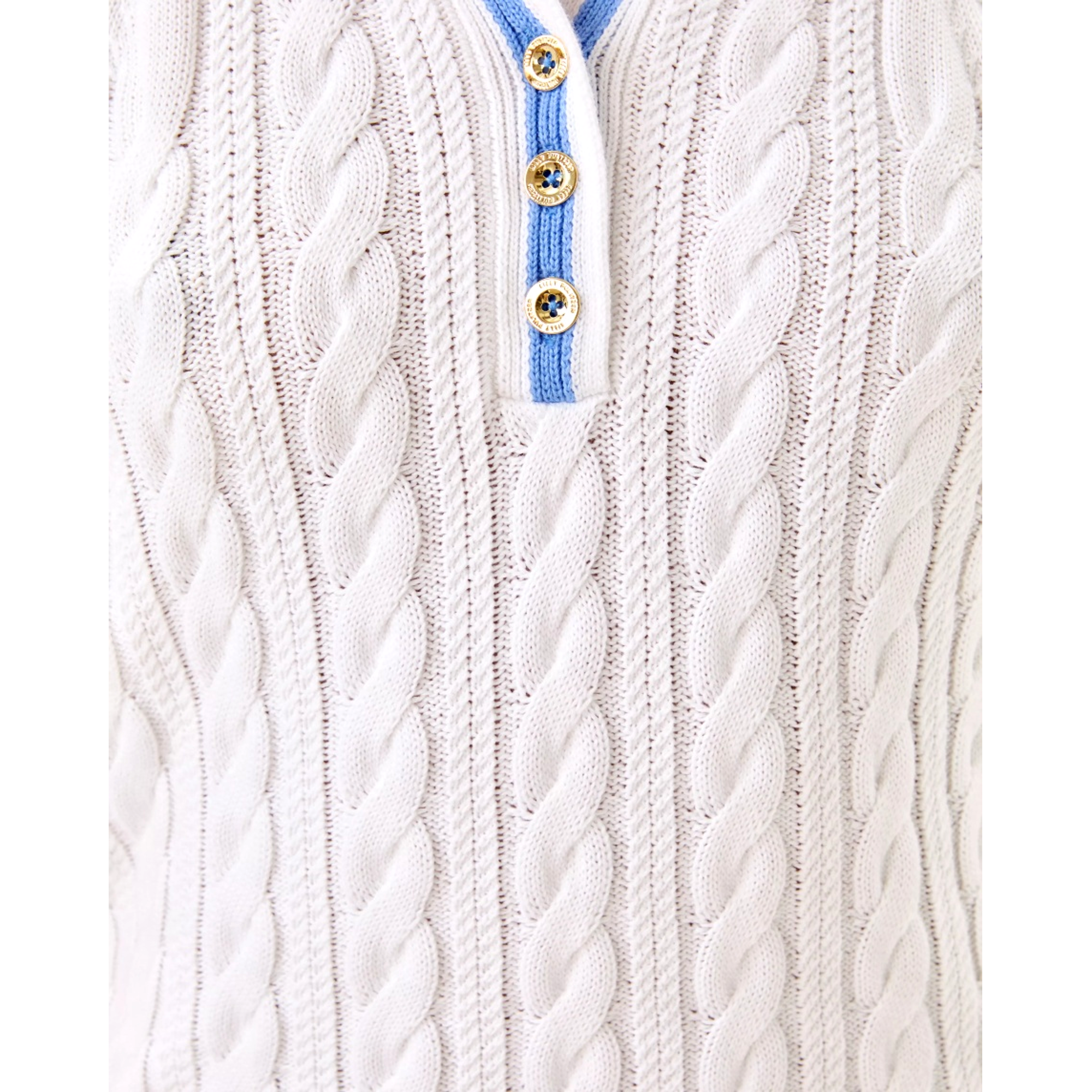 Suzette Sweater Tank Women's Sleeveless Golf Polo Shirt