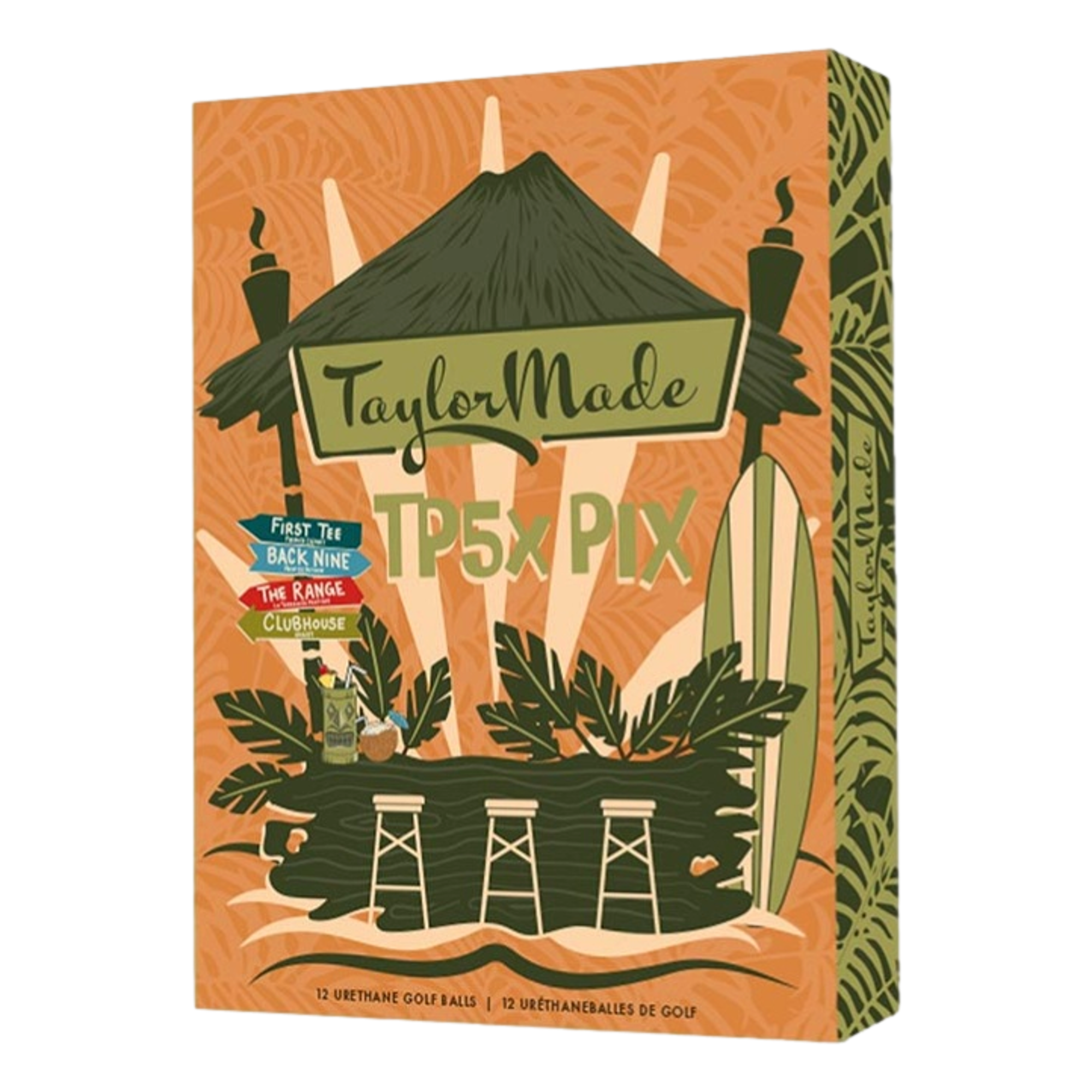 TP5x Pix 3.0 Hawaiian Tiki 2024 Golf Balls