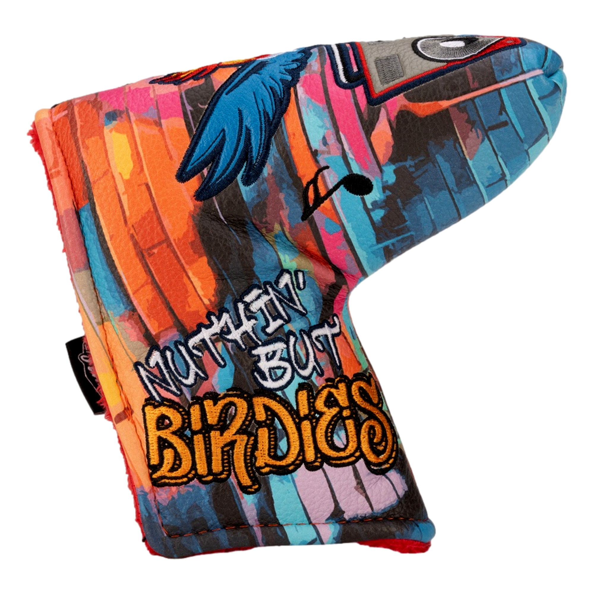 Nuthin But Birdies Street Art Blade Putter Headcover