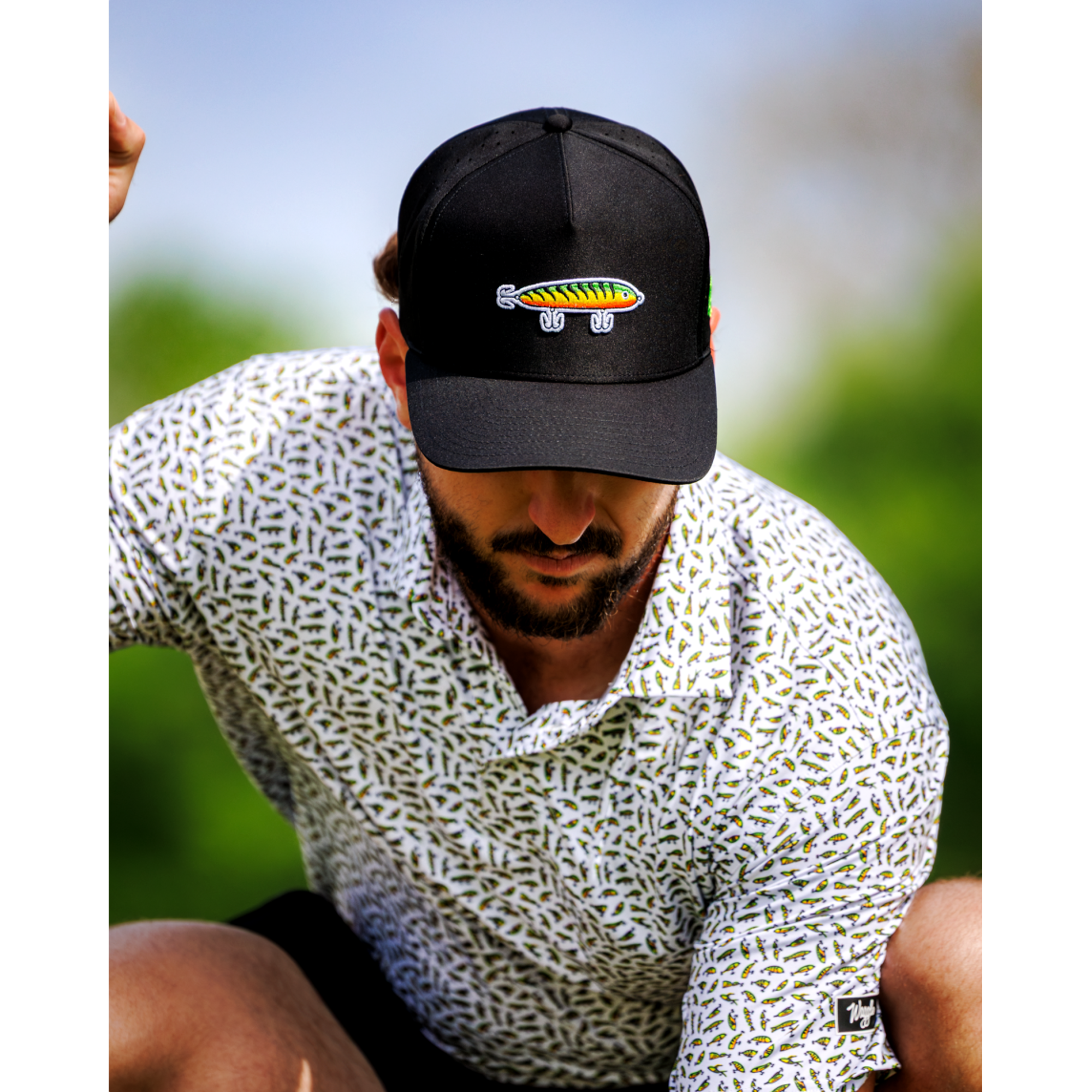 Lured In Men's Golf Hat