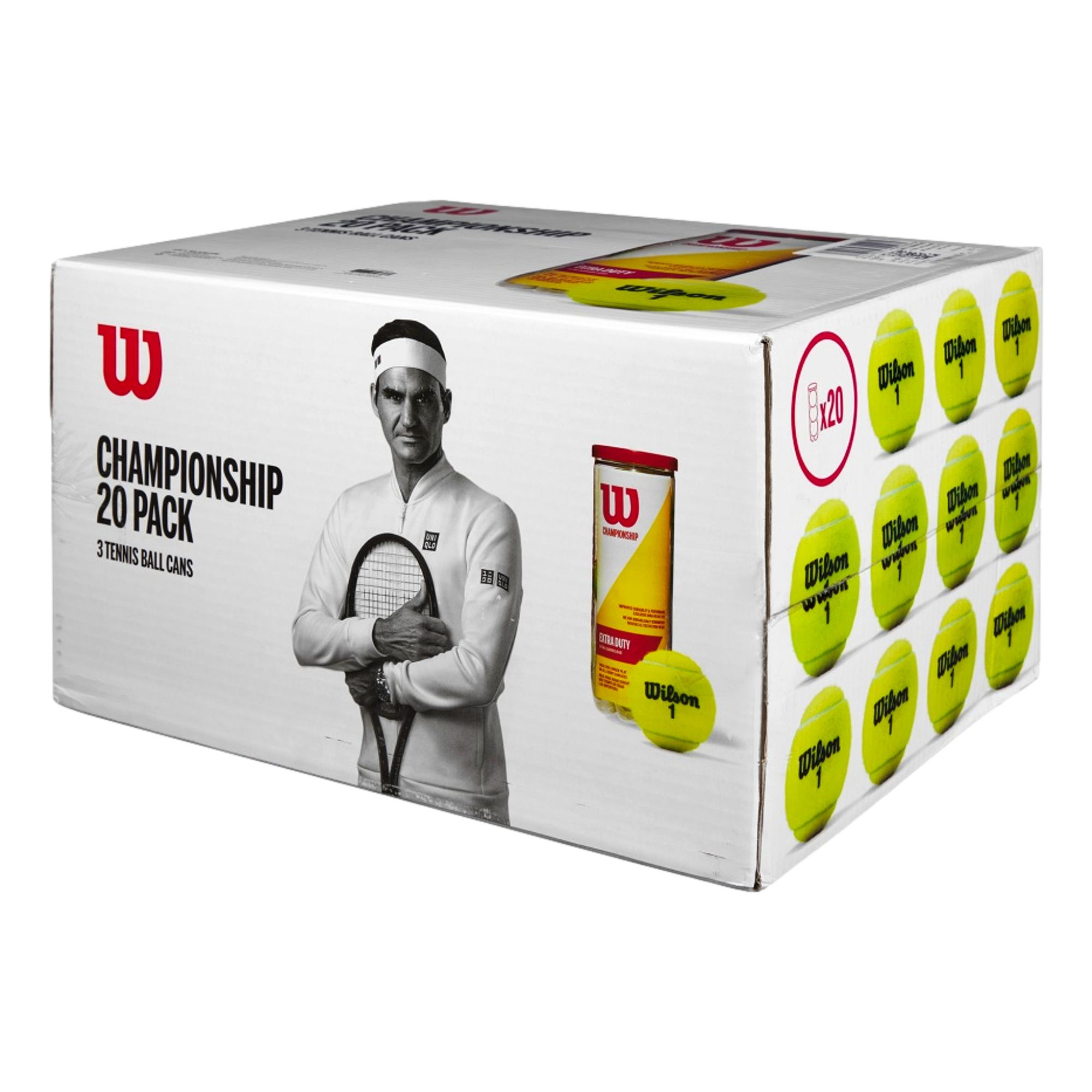 Championship Extra Duty Tennis balls- 20 Pack