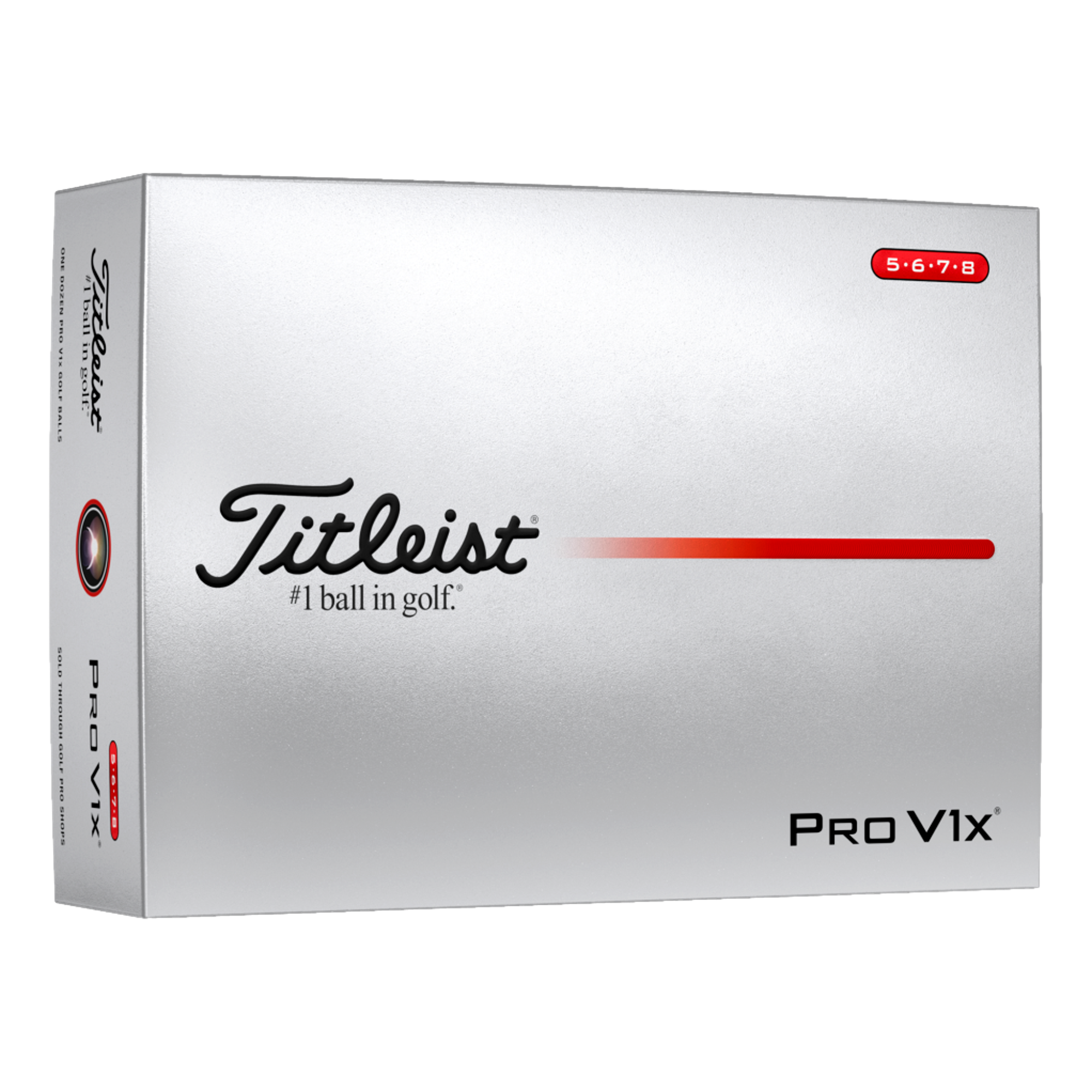 Pro V1x 2025 High Play Number Golf Balls