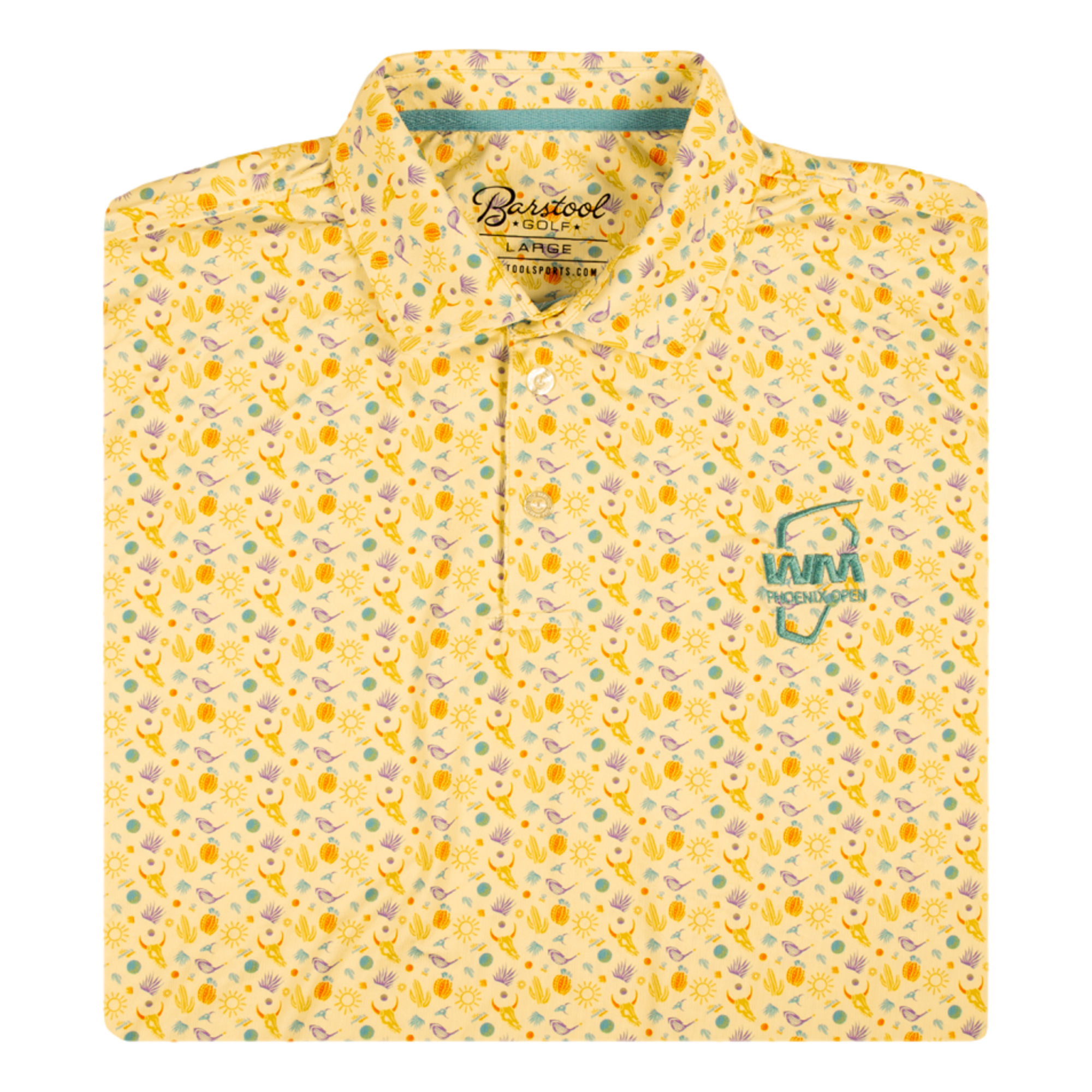 Waste Management Printed Men's Short Sleeve Golf Polo Shirt