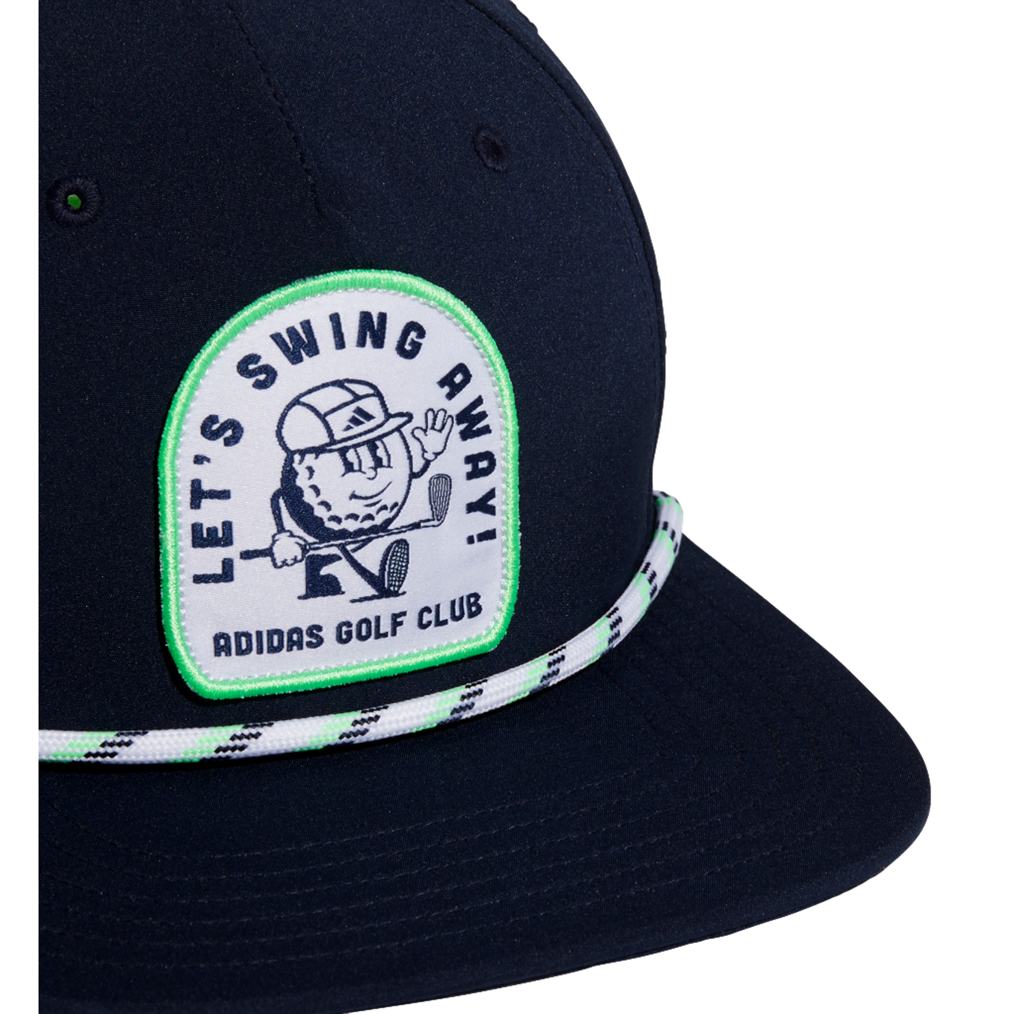 Let's Swing Away 5 Panel Rope Men's Golf Hat