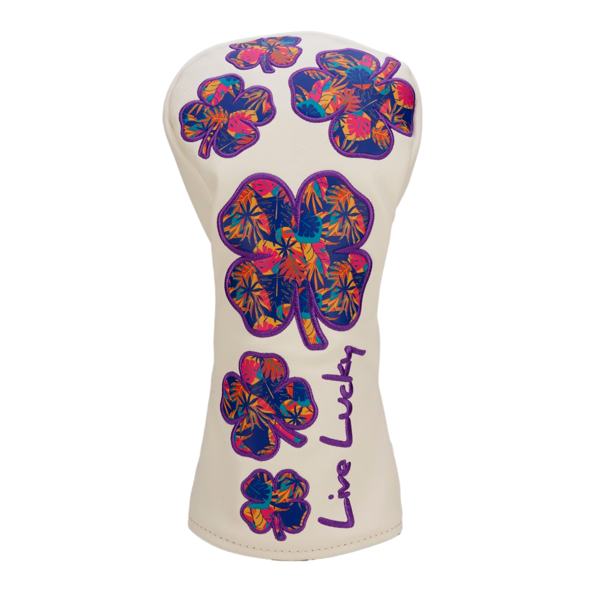 Live Lucky Purple Luau Driver Headcover