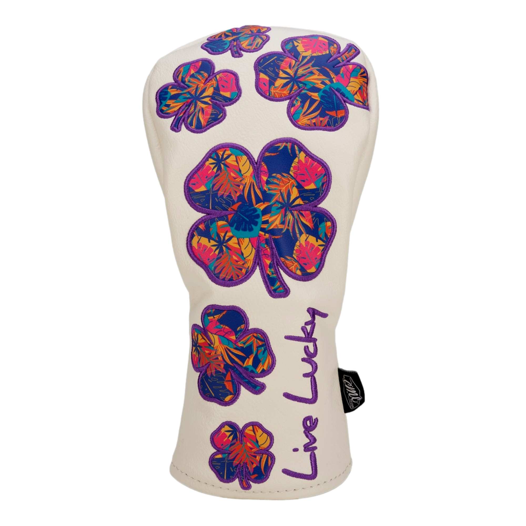 Live Lucky Purple Luau Fairway Wood Headcover