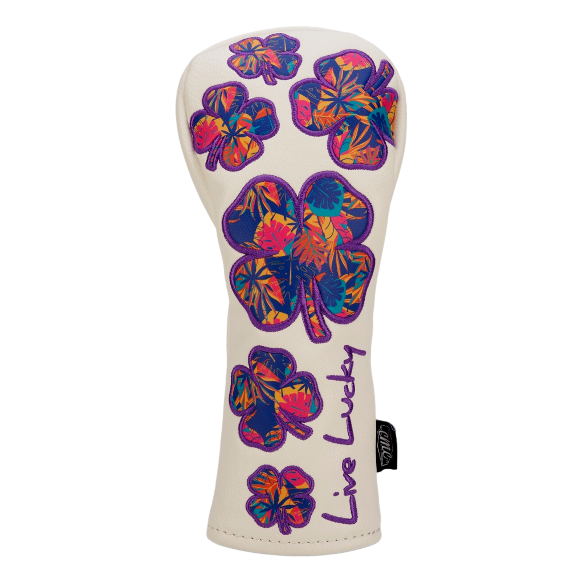 Live Lucky Purple Luau Hybrid Headcover
