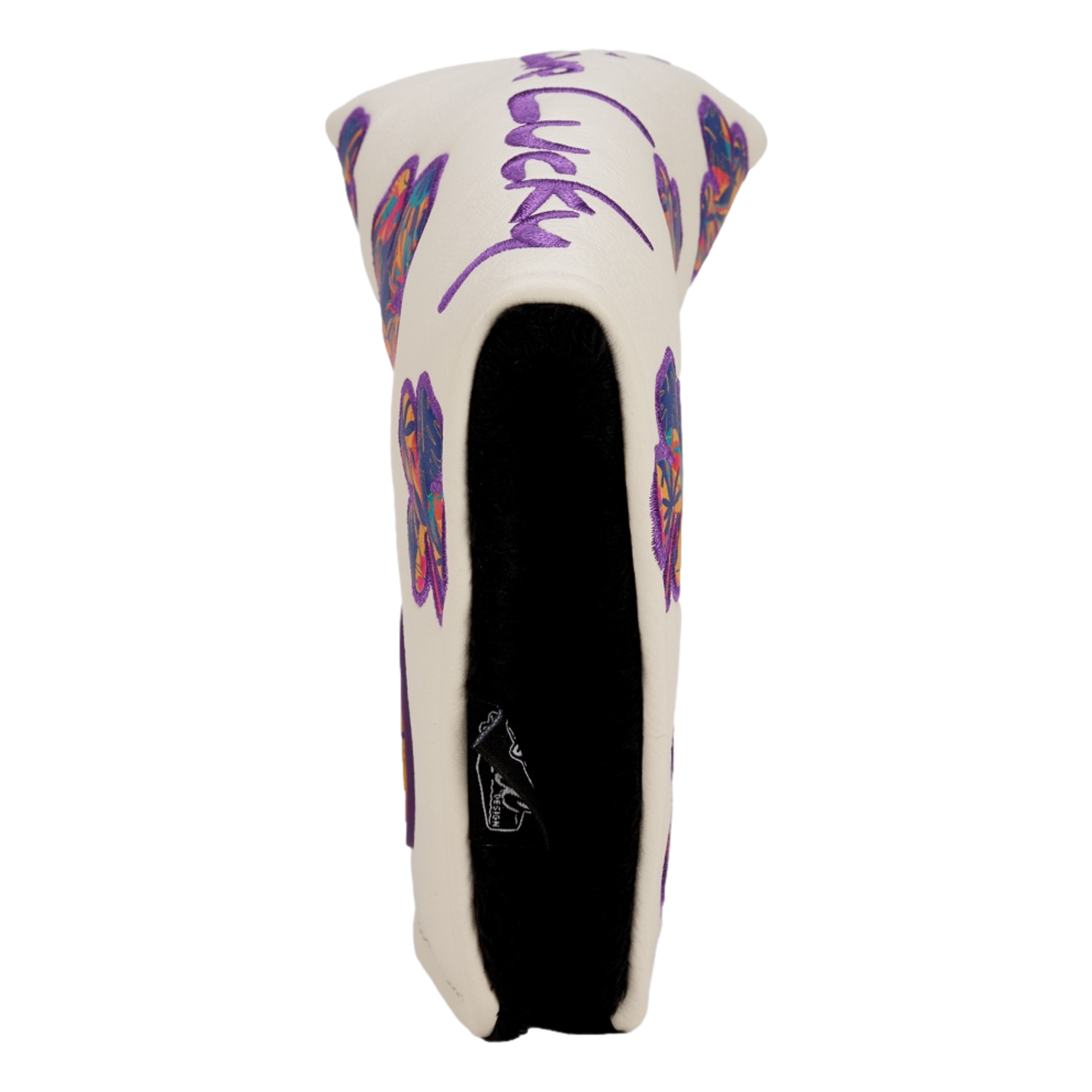 Live Lucky Purple Luau Blade Putter Headcover