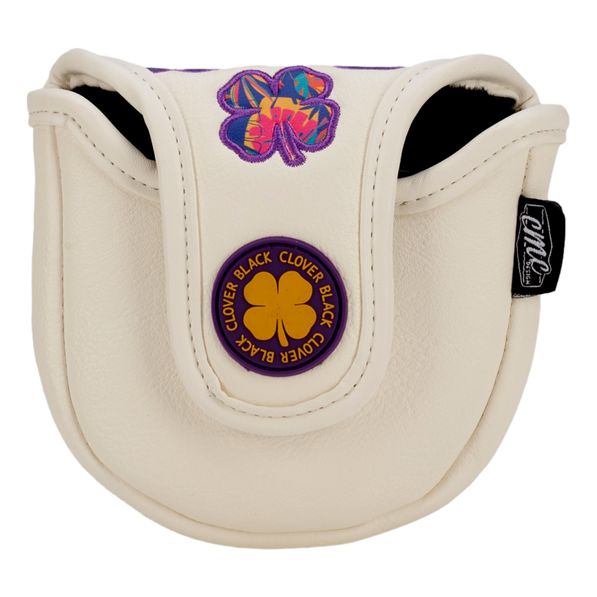 Live Lucky Purple Luau Mallet Putter Headcover