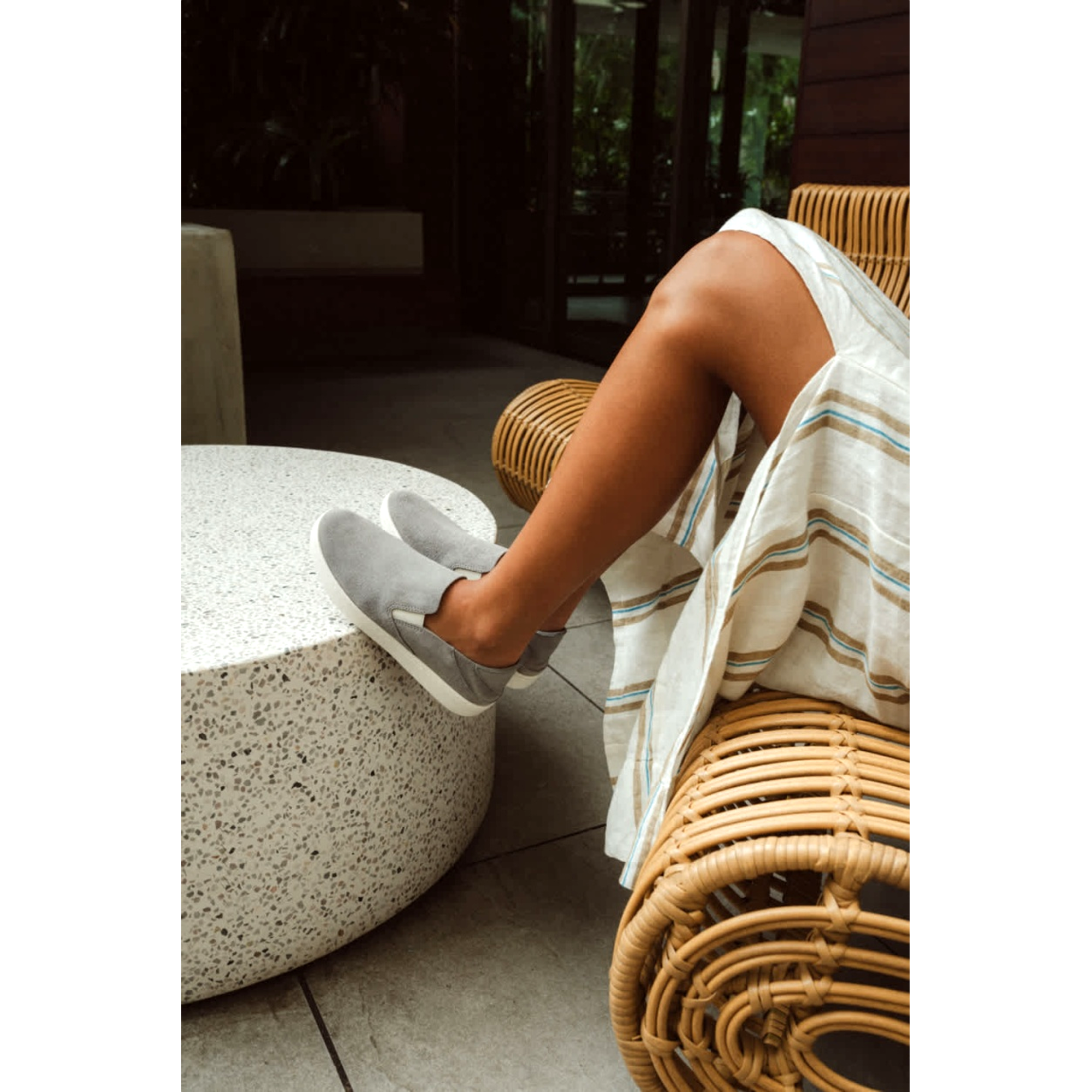 Pehuea Luxe Women’s Suede Slip-On Shoes