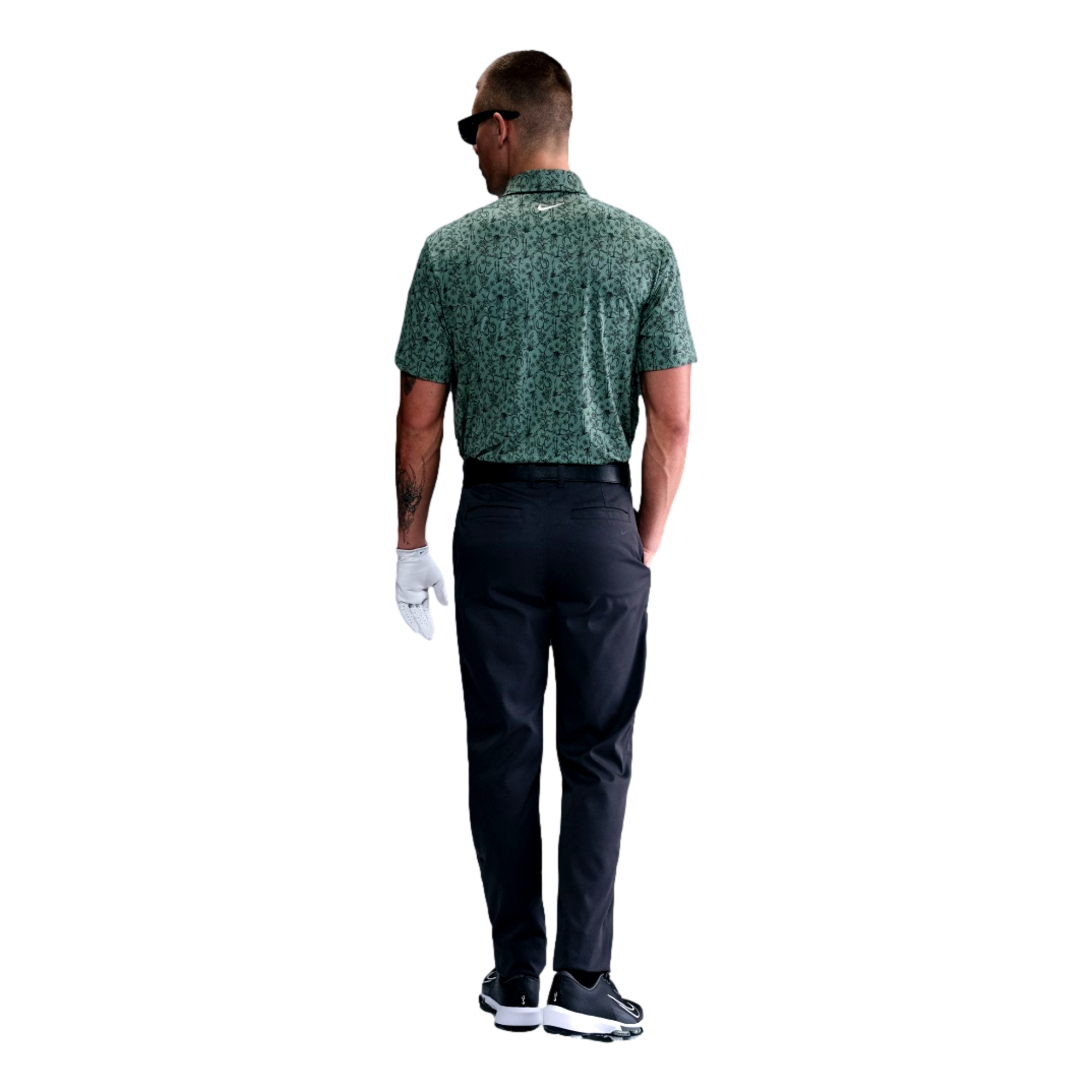 Dri-Fit Tour POA Print Men's Short Sleeve Golf Polo Shirt