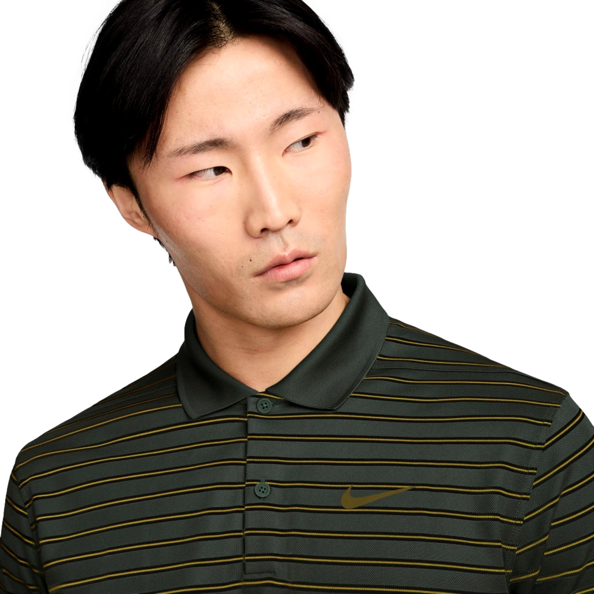 Victory Stripe Mens Short Sleeve Golf Polo Shirt