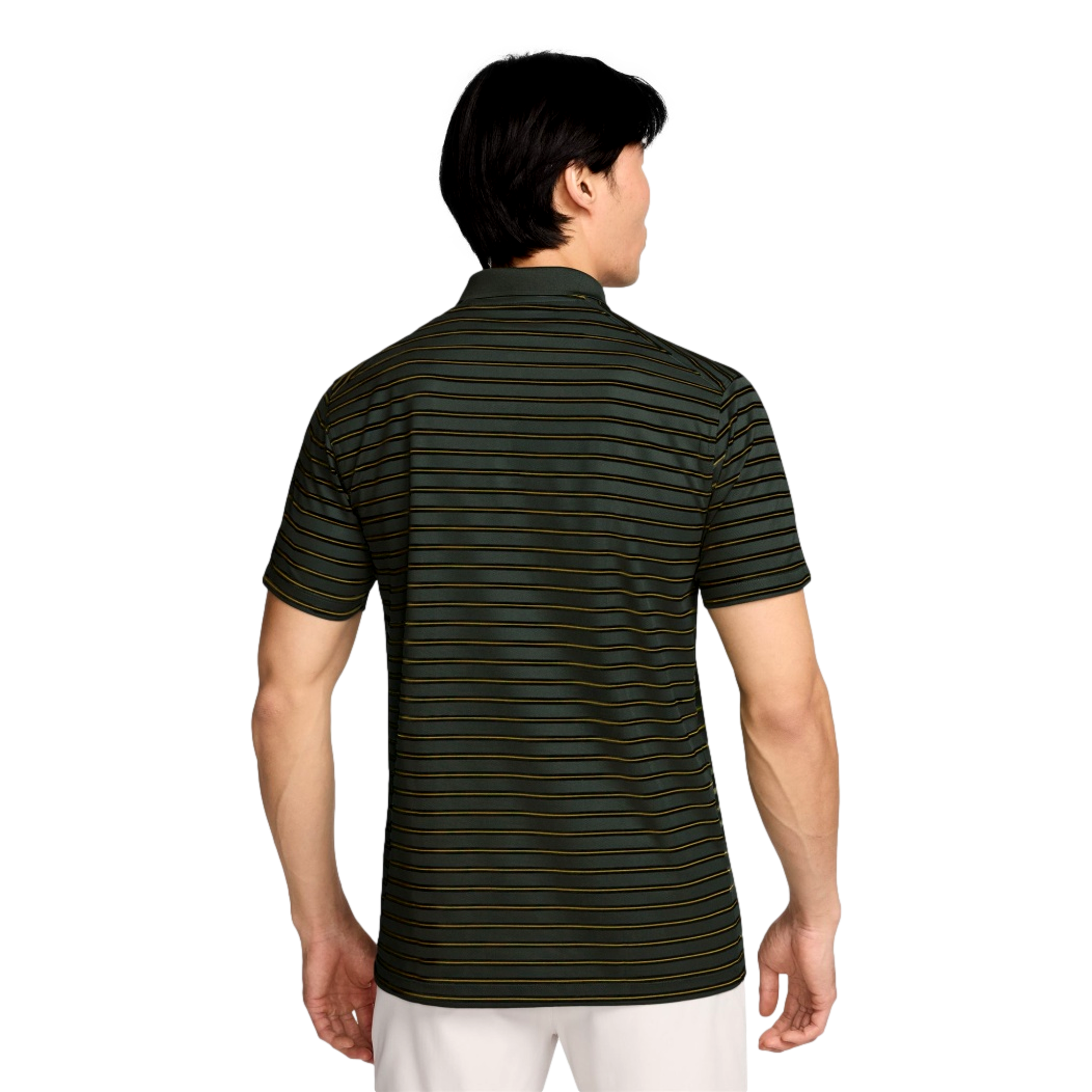 Victory Stripe Mens Short Sleeve Golf Polo Shirt