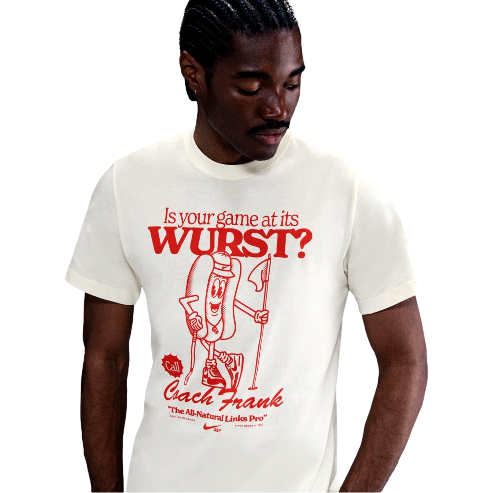 Coach Frank Short Sleeve Men's Golf T-Shirt