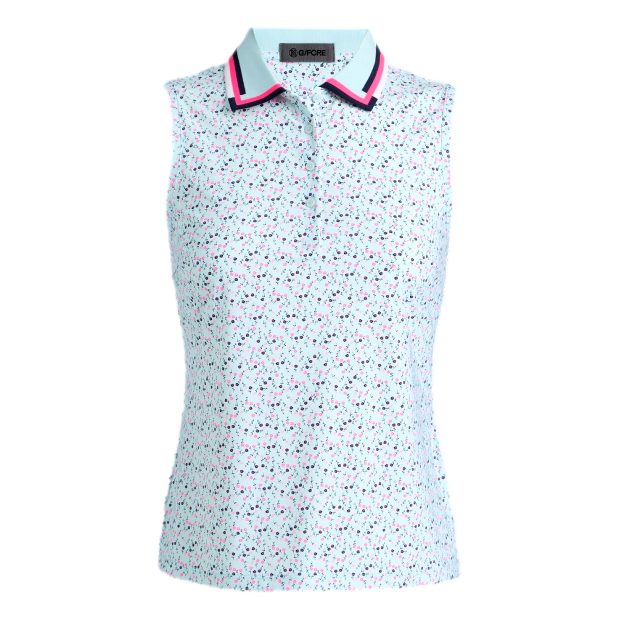 Poppy Silky Tech Nylon Women's Sleeveless Golf Polo Shirt