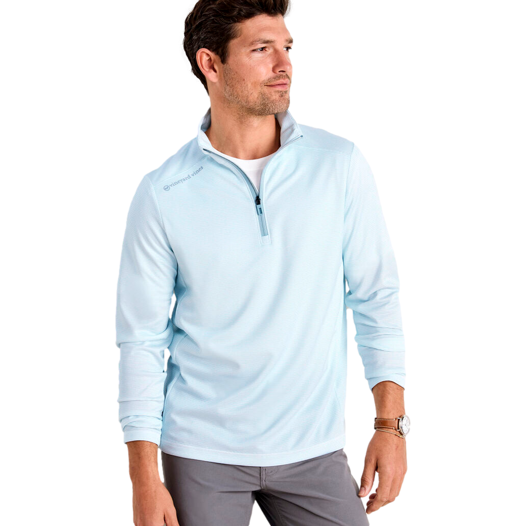 Sankaty Men's Quarter Zip Golf Pull Over