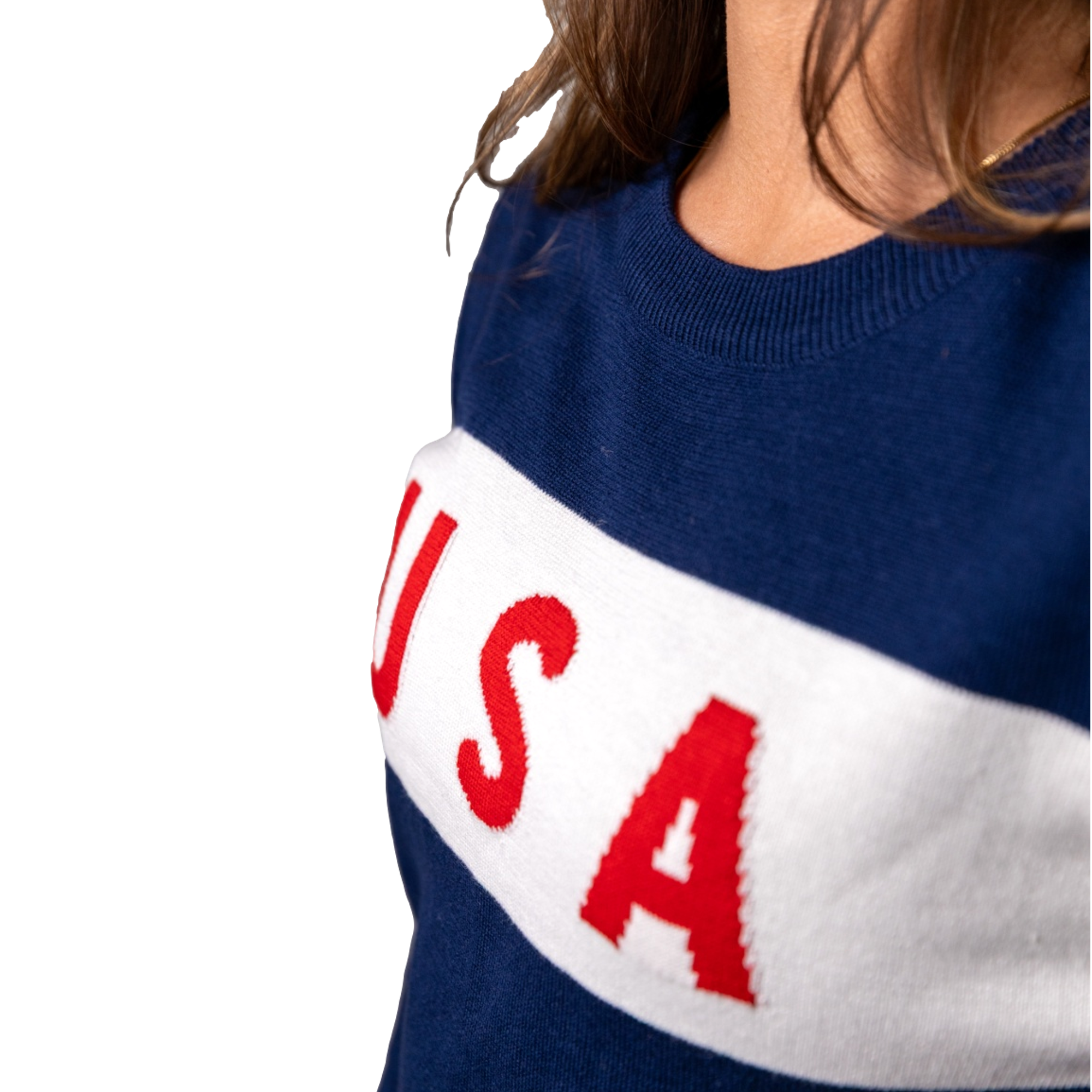 Women's USA Long Sleeve Sweater