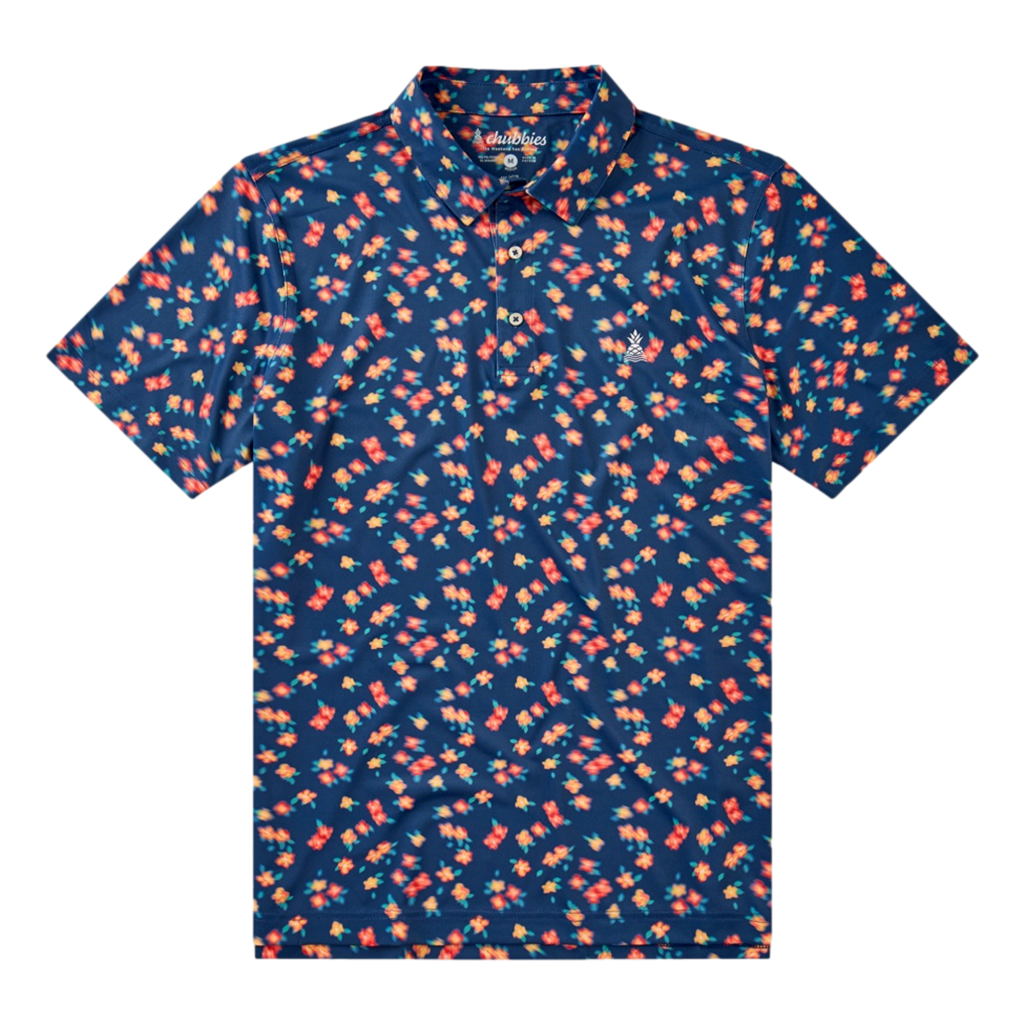 The Flowers In Motion Men's Short Sleeve Golf Polo Shirt