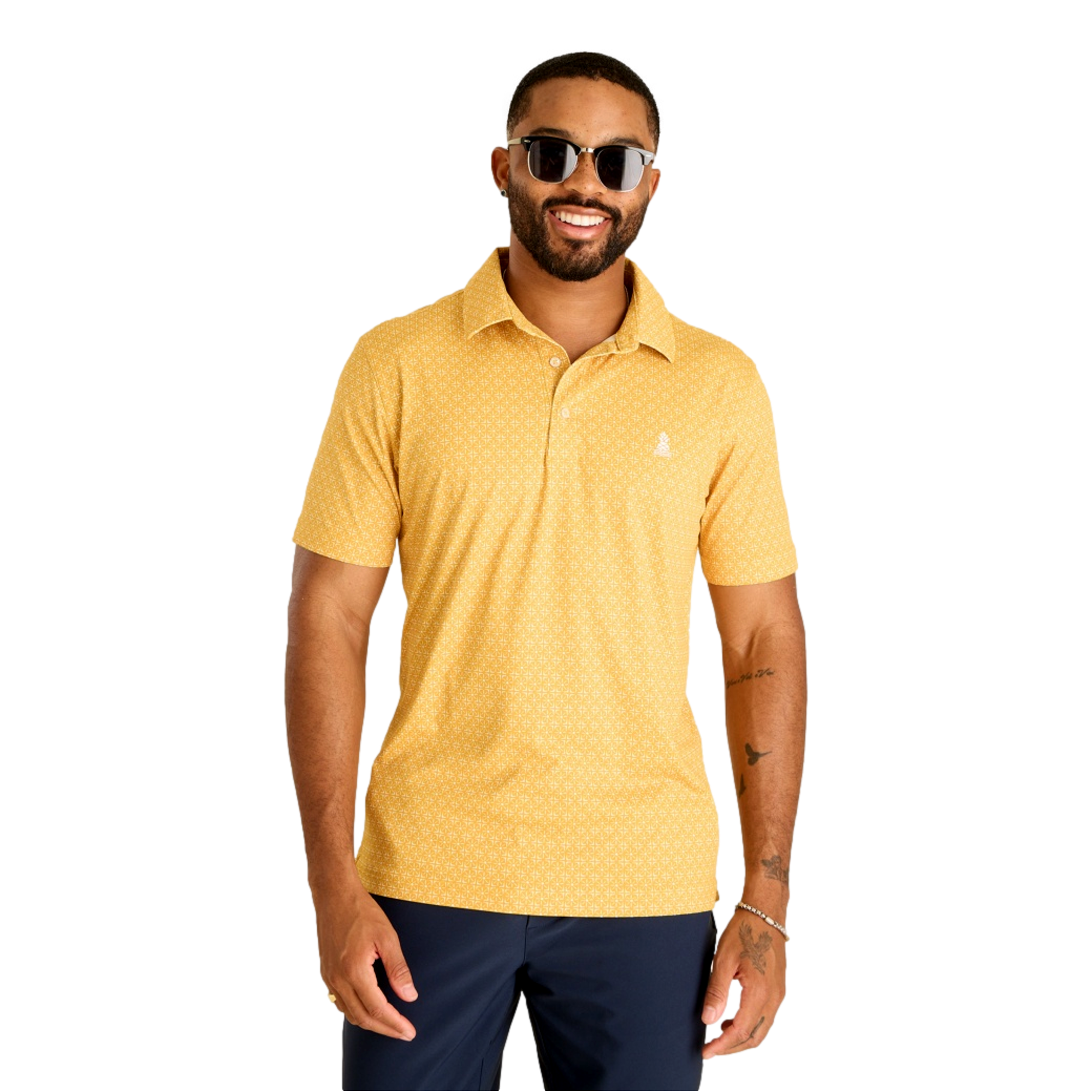 The Sundial Men's Short Sleeve Golf Polo Shirt