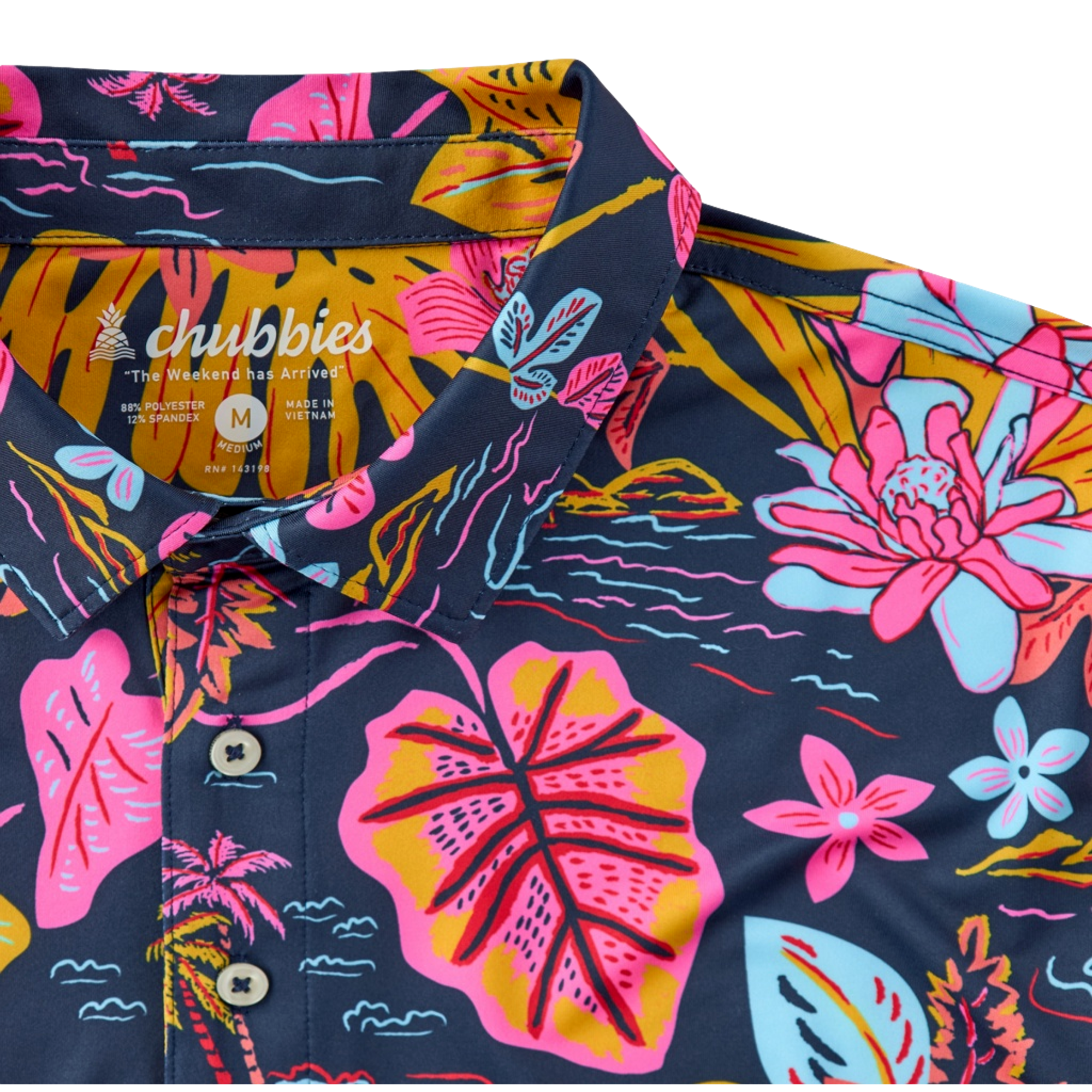 The Leafscape Men's Short Sleeve Golf Polo Shirt