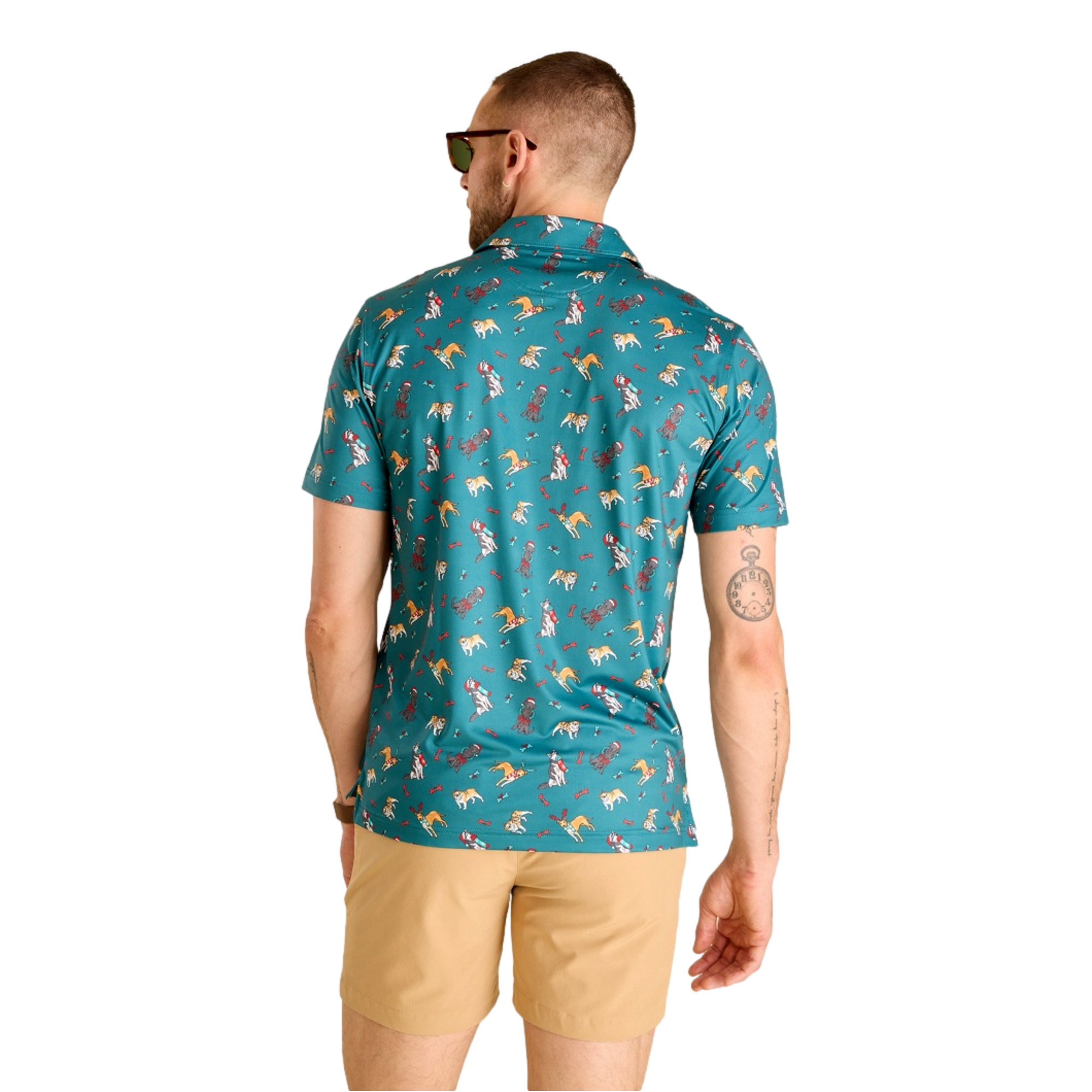The That's The Spirit Men's Short Sleeve Golf Polo Shirt