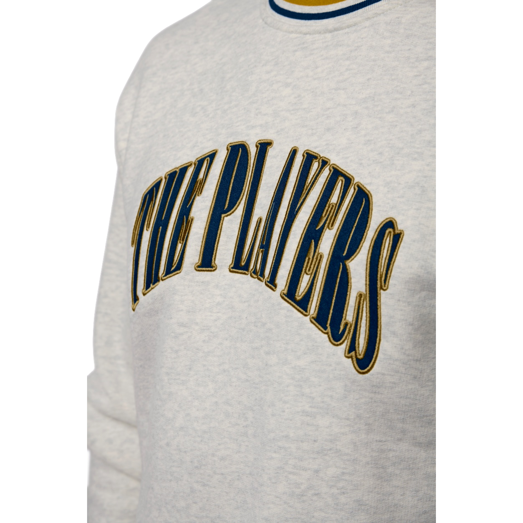 The Players Ribbed Striped Crewneck Sweatshirt