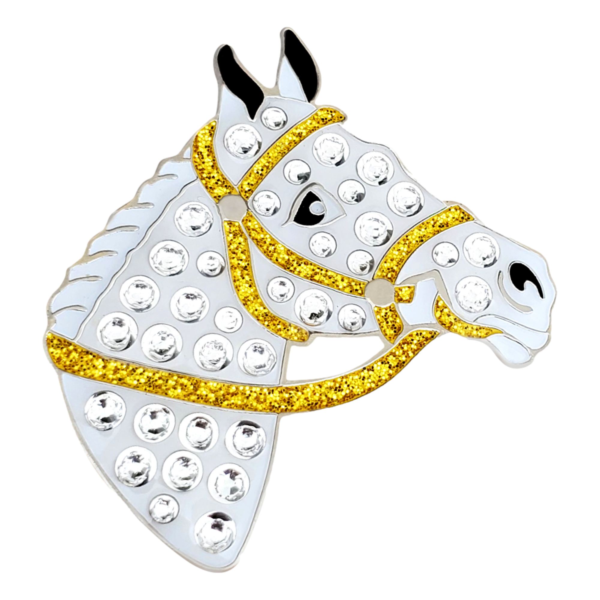 White Horse Golf Ball Marker