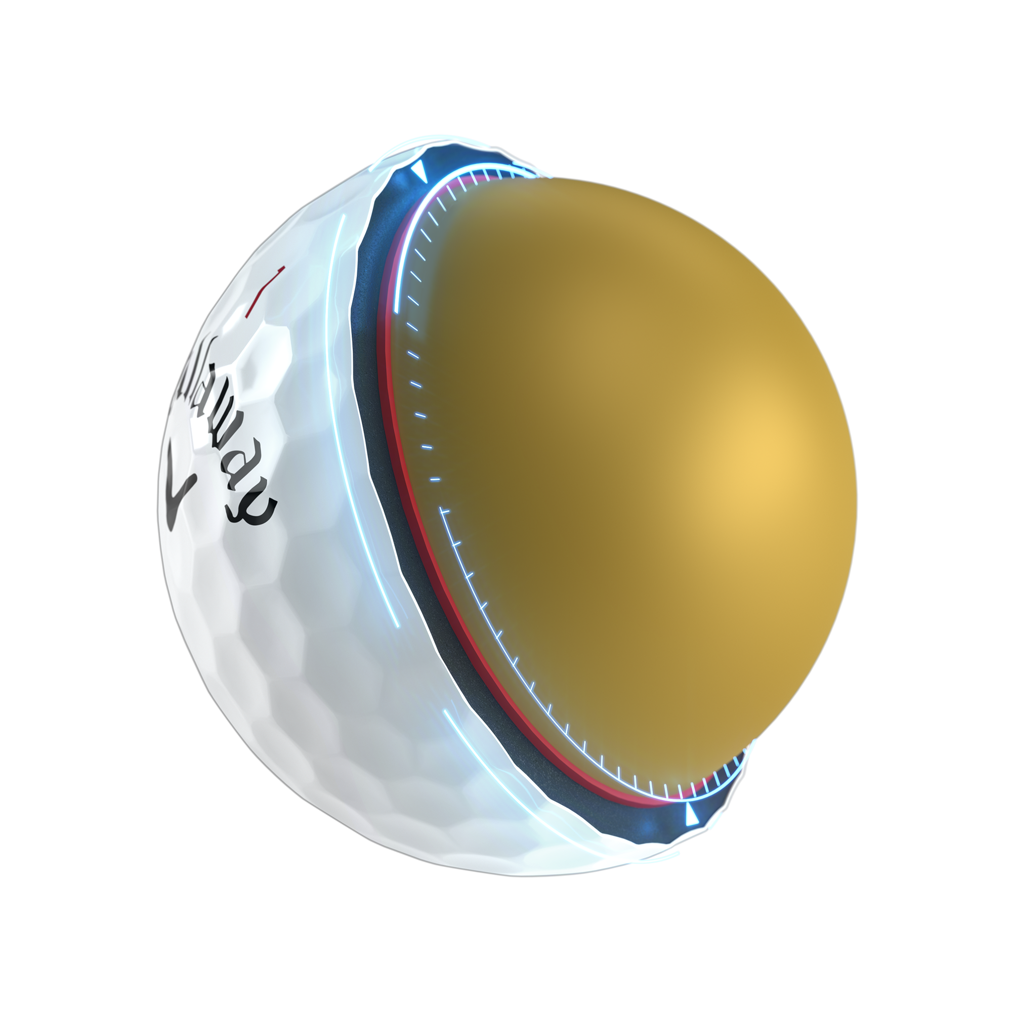 Chrome Tour Triple Track 4-Dozen Brick 2024 Golf Balls