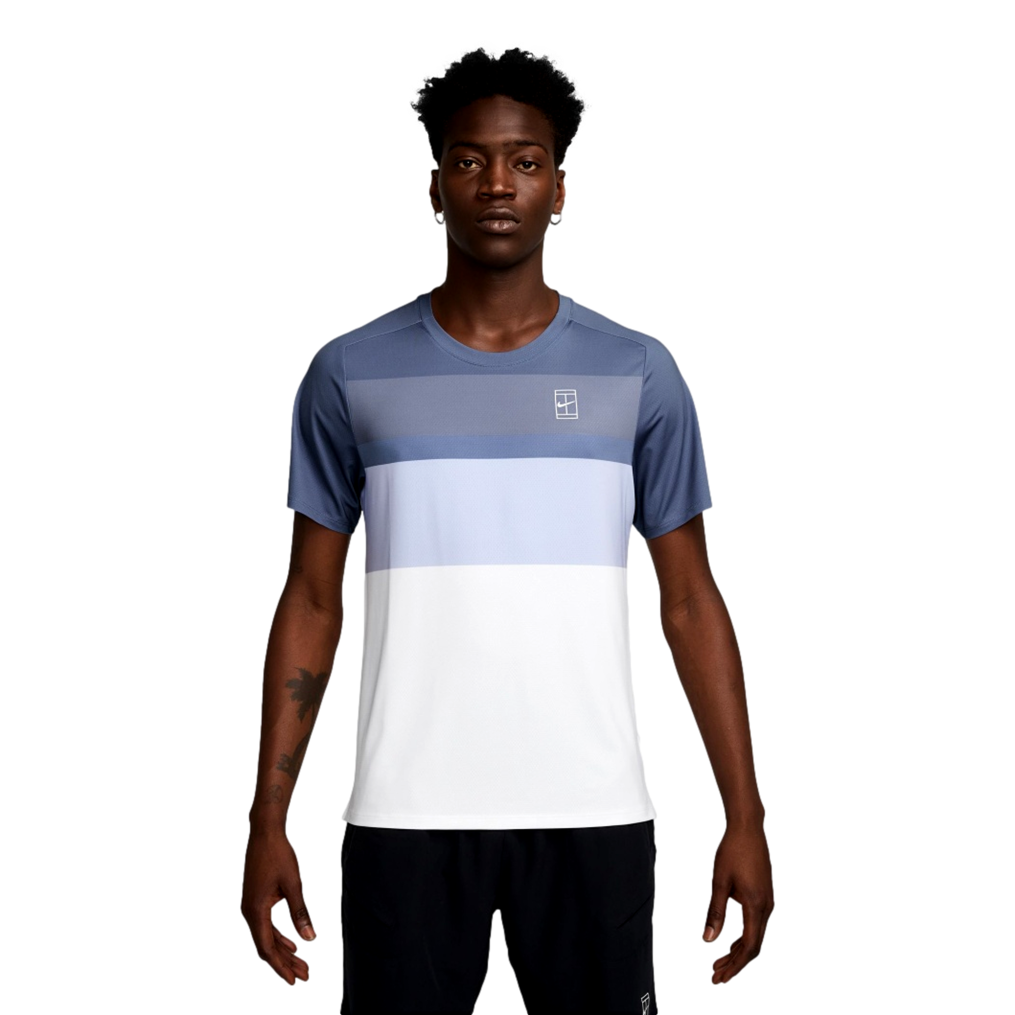 Court Advantage Print Men's Tennis Top