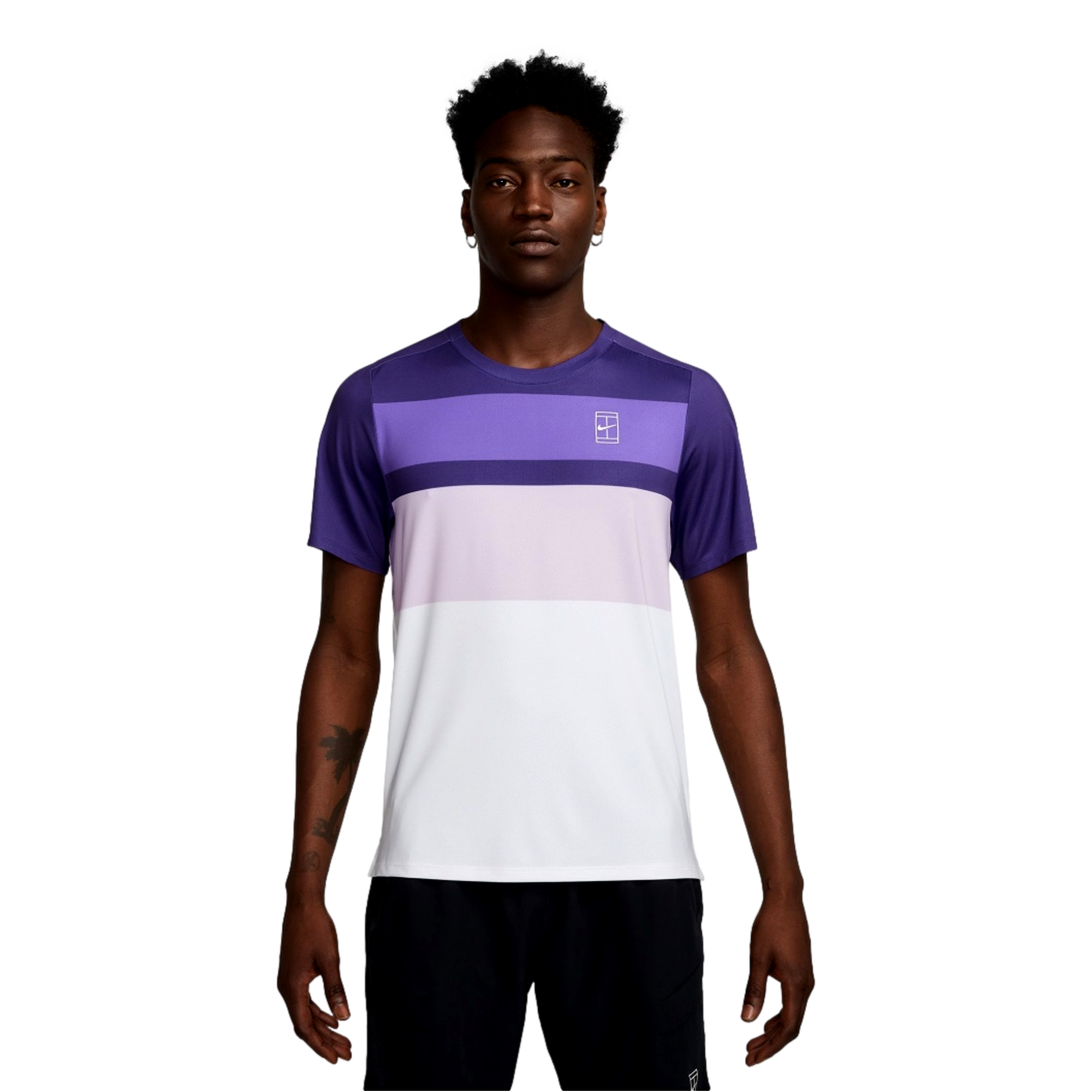 Court Advantage Print Men's Tennis Top