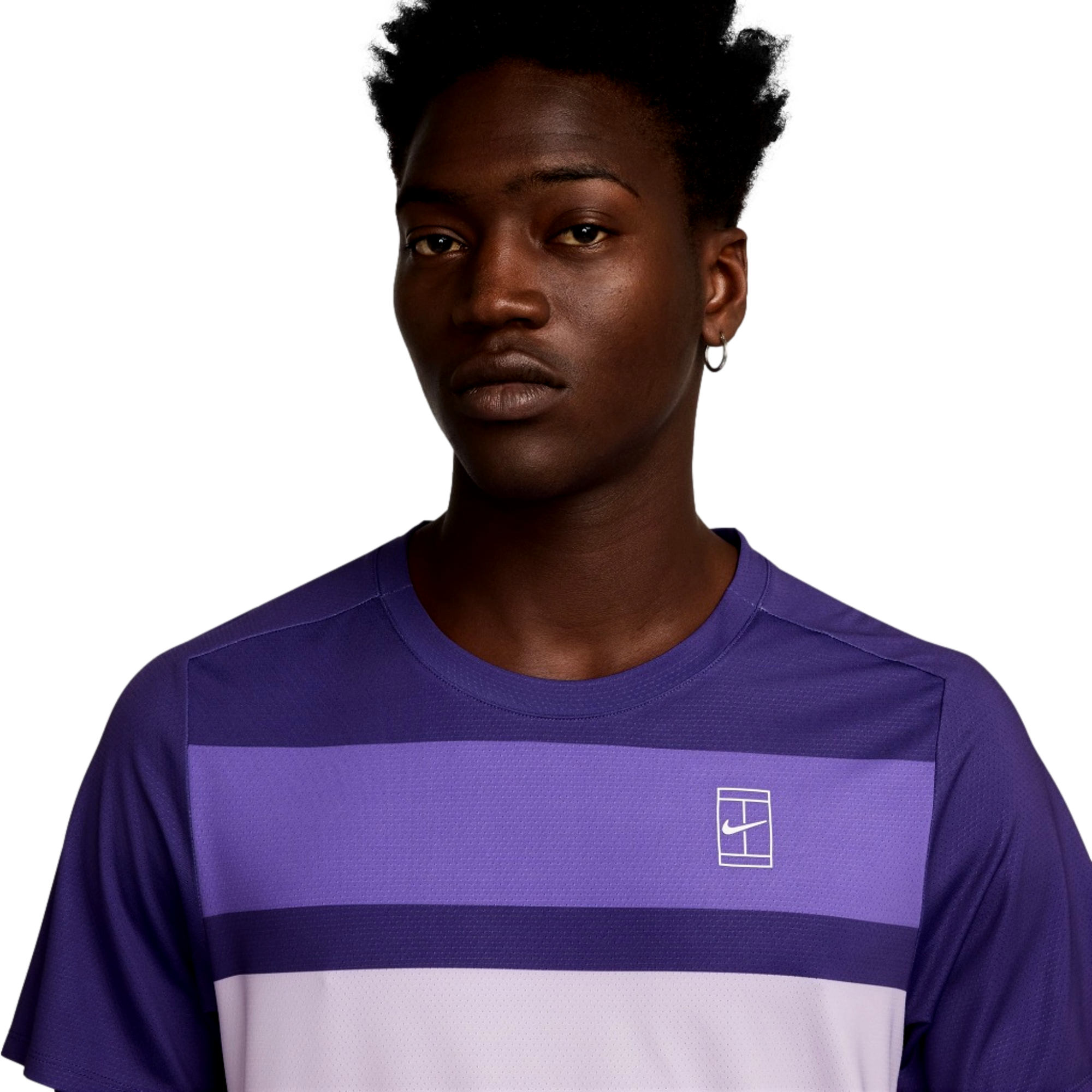 Court Advantage Print Men's Tennis Top