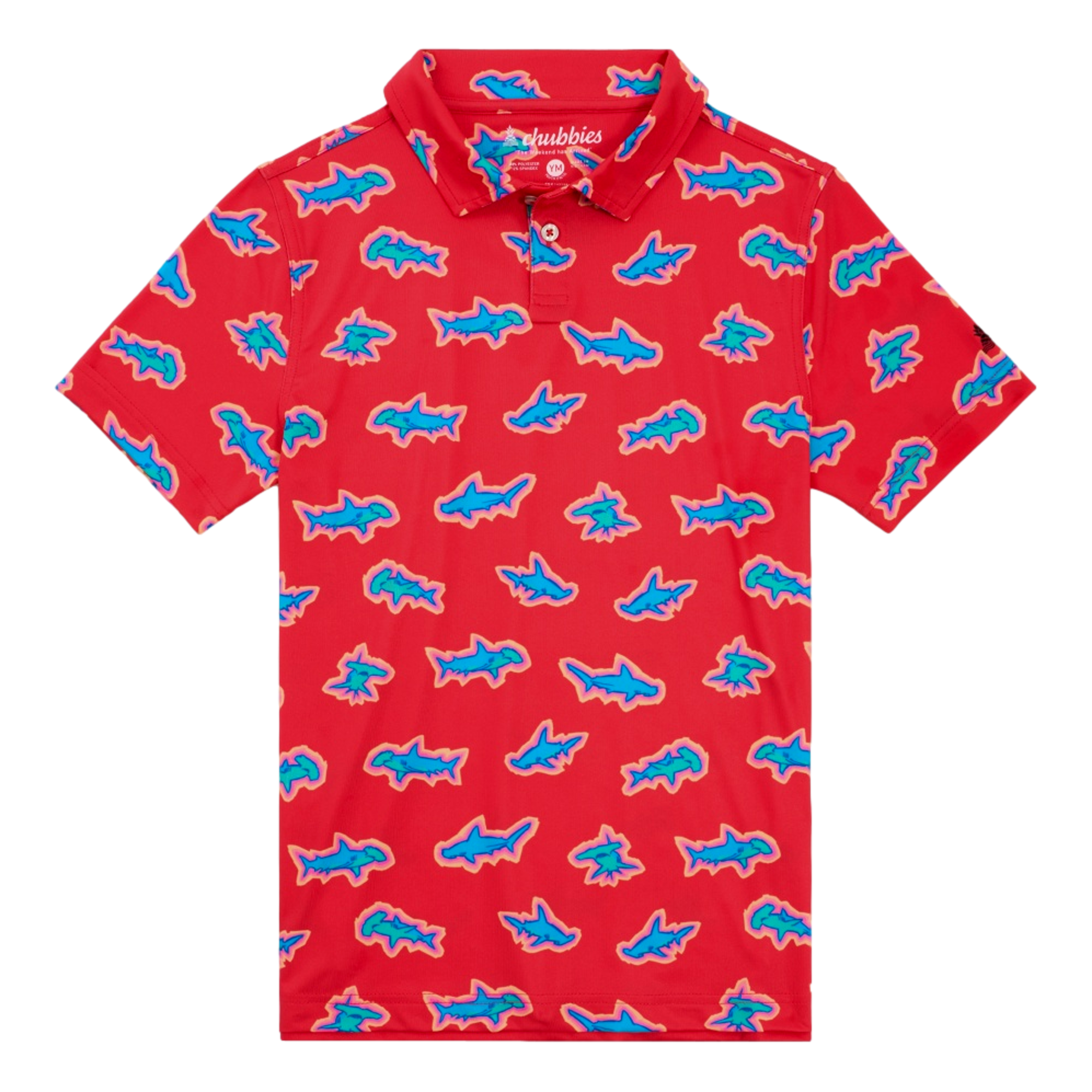 The Red Apex Swimmer Boys Golf Polo Shirt