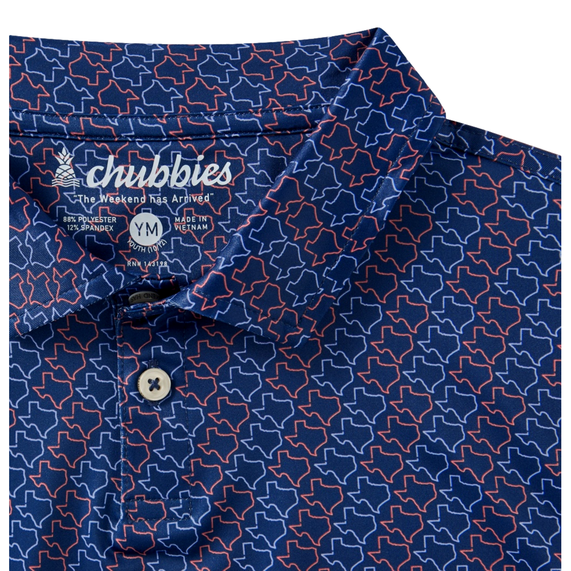 The Lone Star Boys Golf Polo Shirt