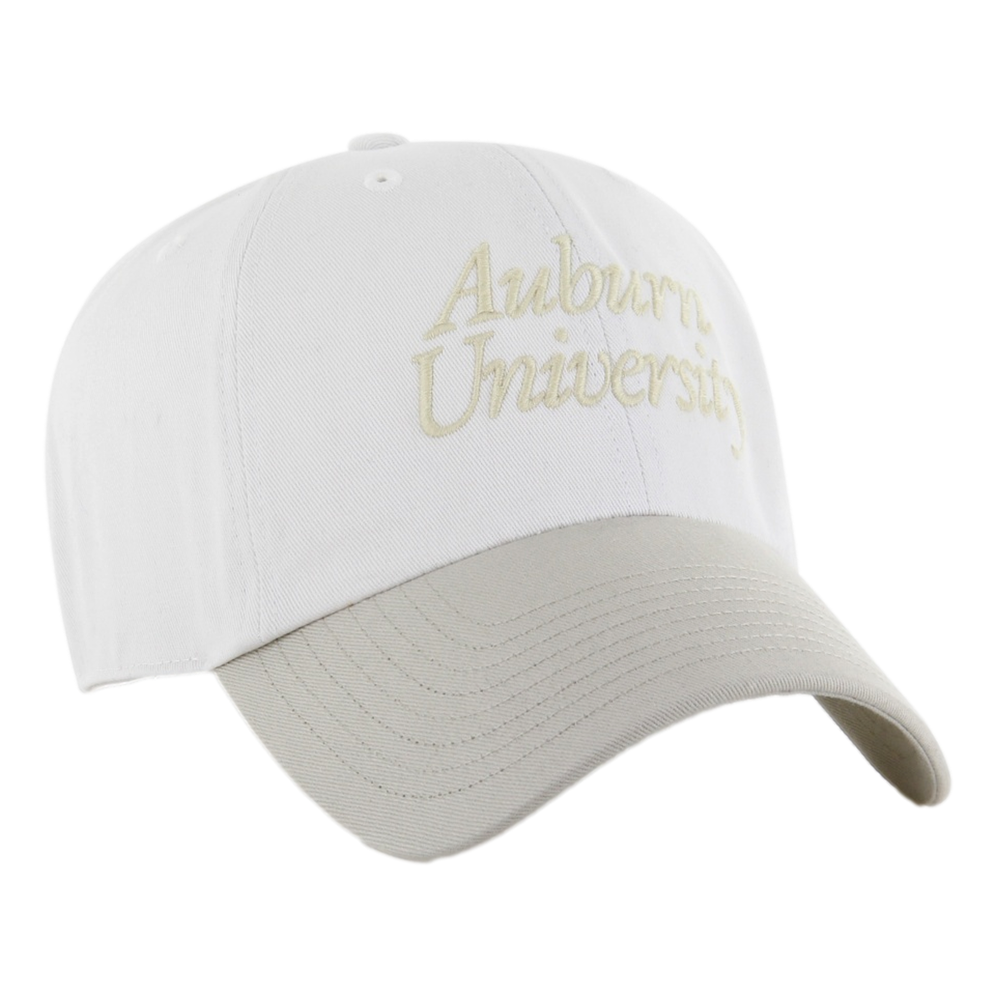 Auburn University Script Two Tone Clean Up Men's Golf Hat