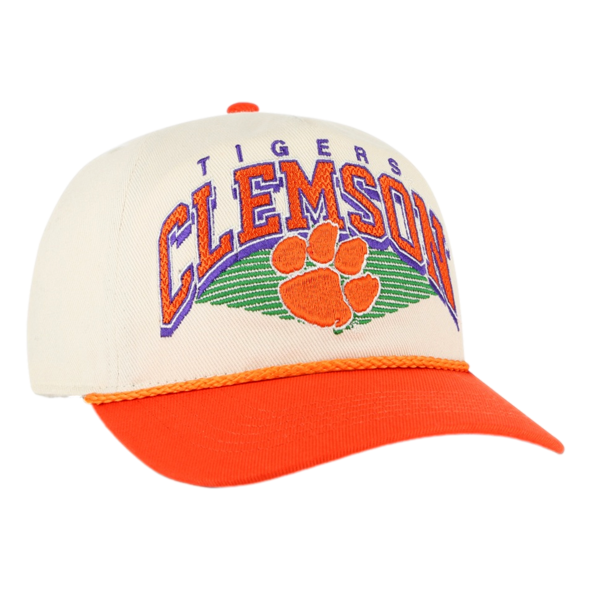 Clemson University Pomona Two Tone Rope Hitch Men's Golf Hat