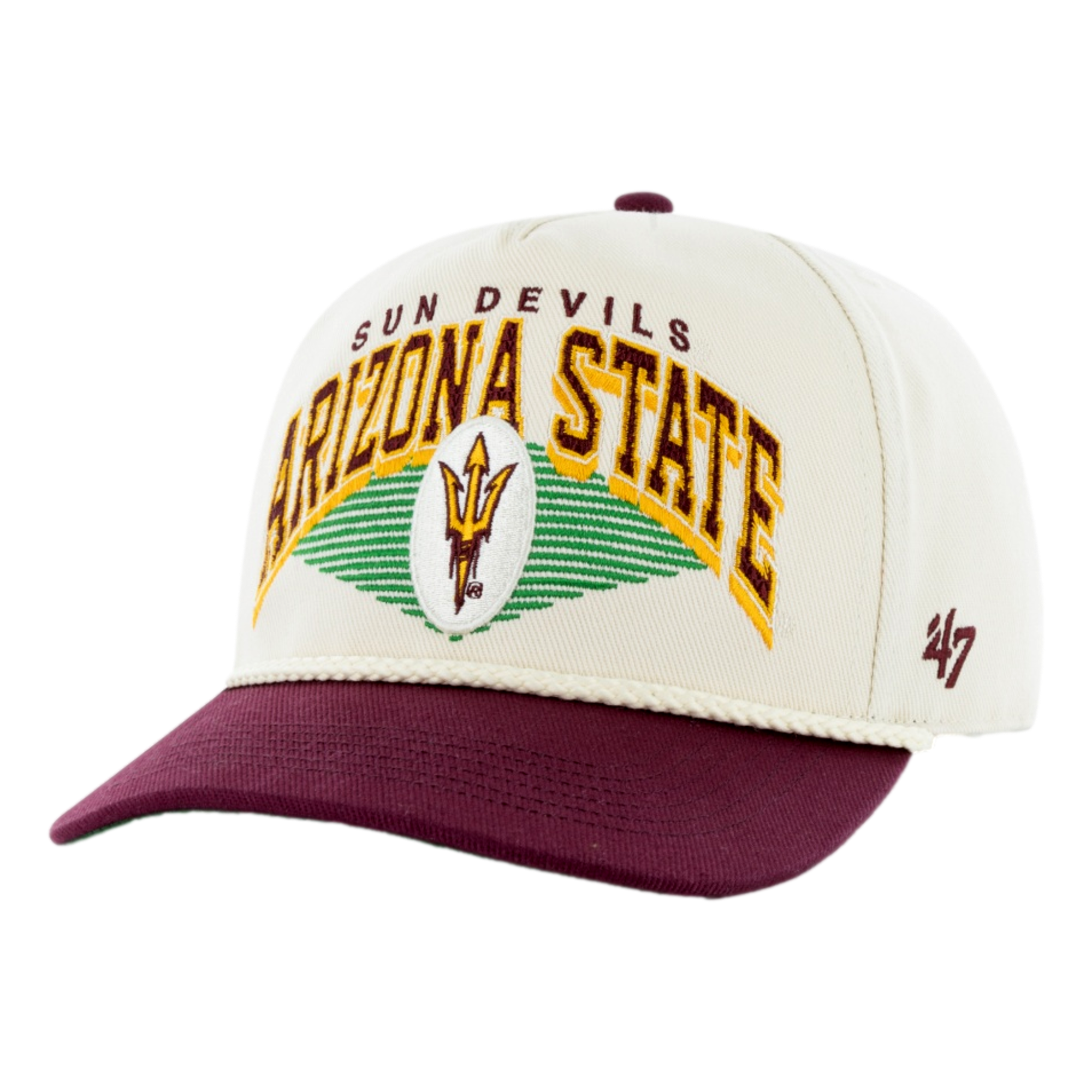 Arizona State University Pomona Two Tone Rope Hitch Men's Golf Hat