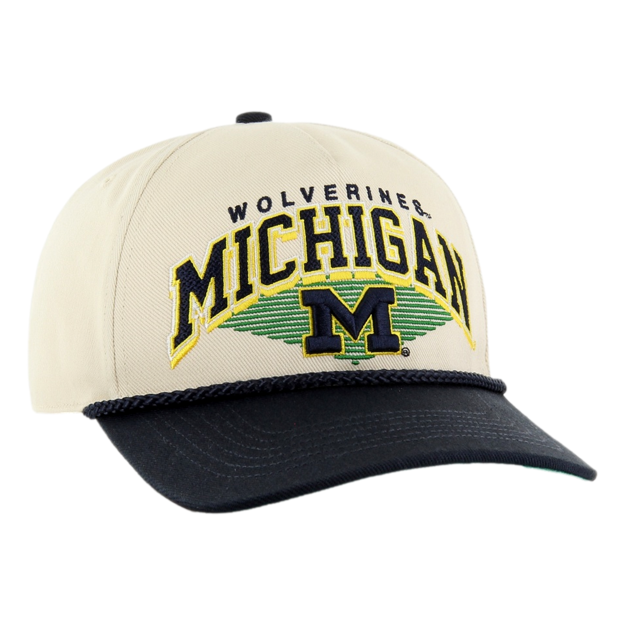 University of Michigan Pomona Two Tone Rope Hitch Men's Golf Hat