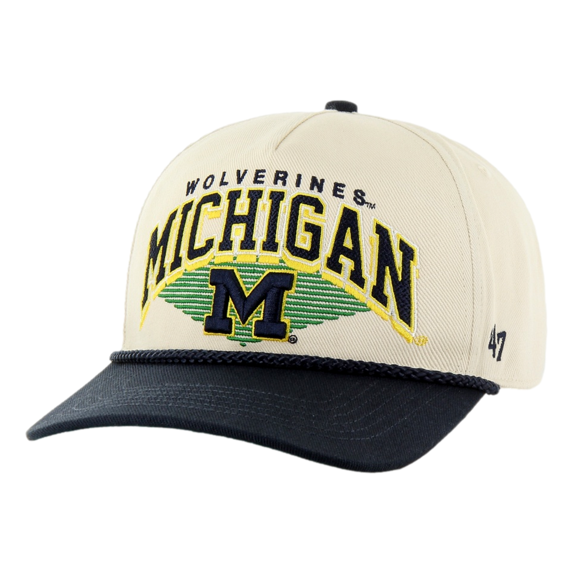 University of Michigan Pomona Two Tone Rope Hitch Men's Golf Hat