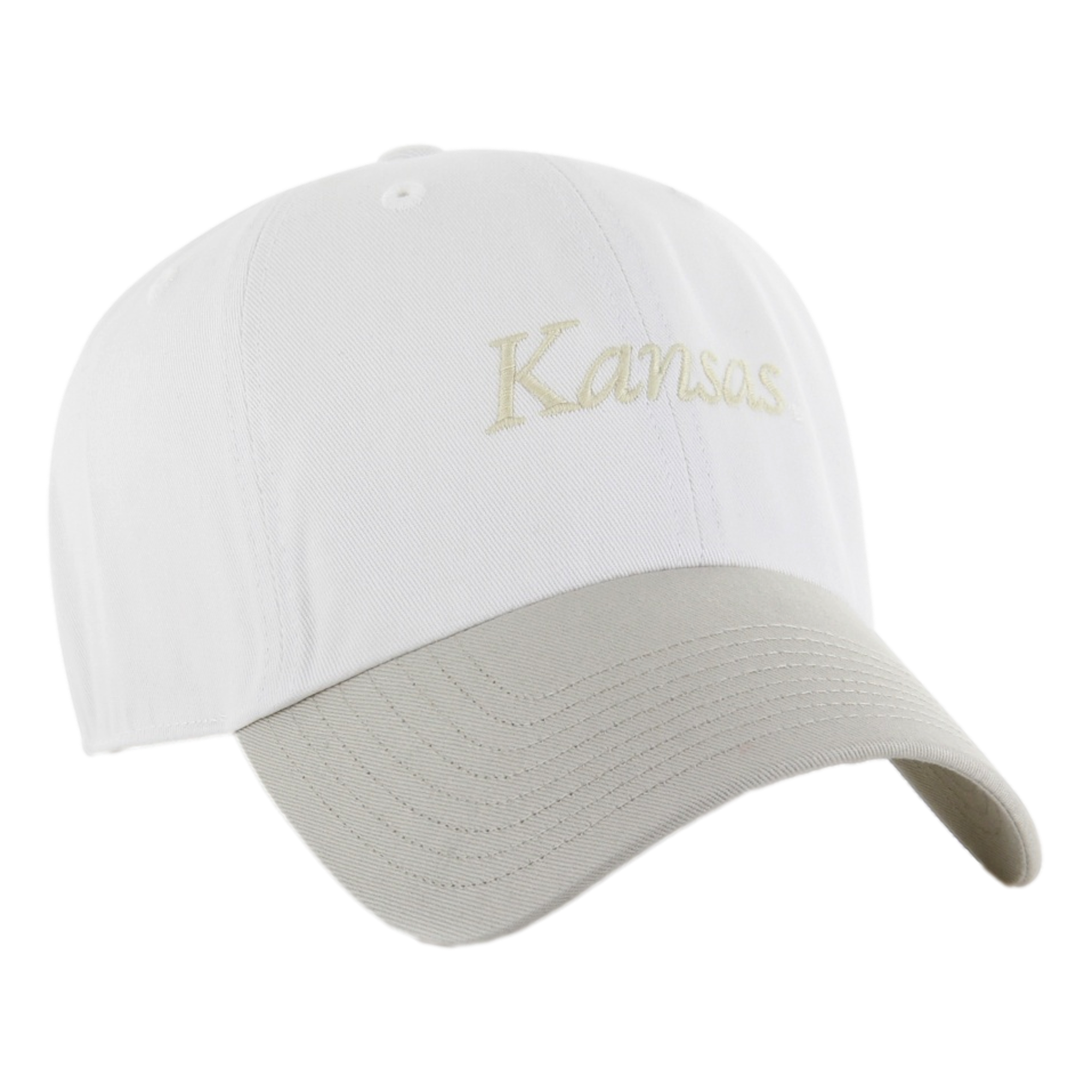 The University of Kansas Found Script Two Tone Clean Up Men's Golf Hat