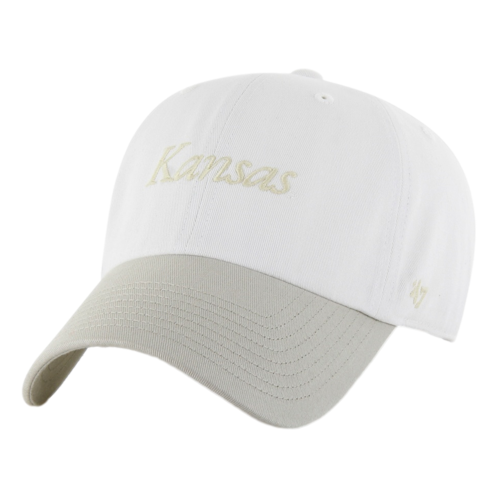 The University of Kansas Found Script Two Tone Clean Up Men's Golf Hat
