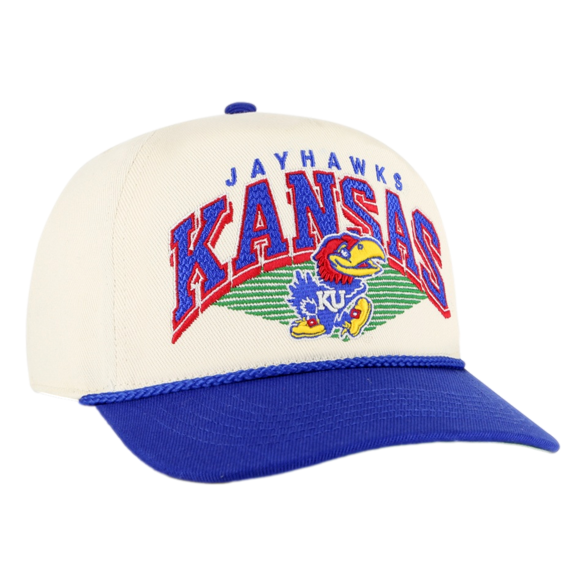 University of Kansas Pomona Two Tone Rope Hitch Men's Golf Hat
