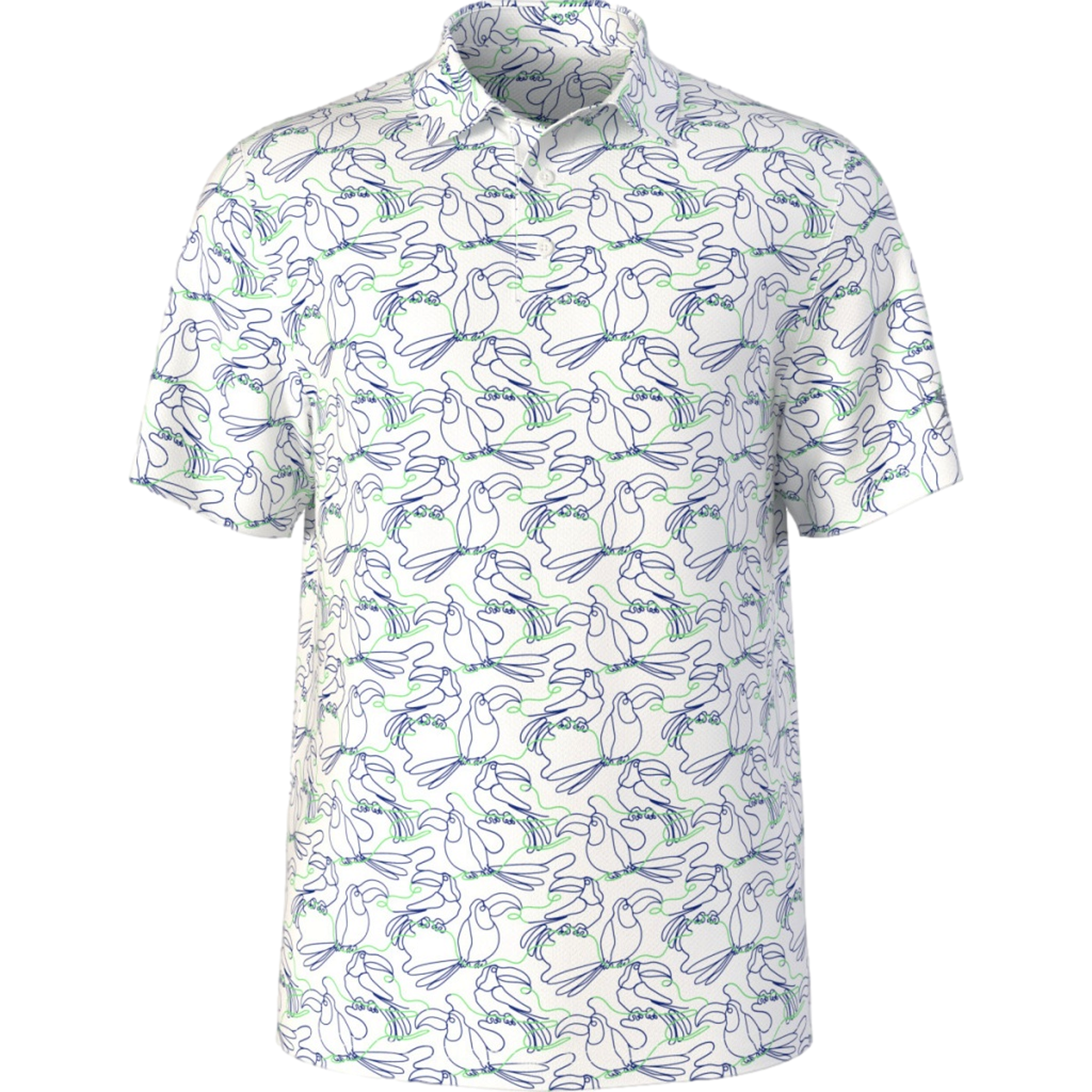 Boys Linear Toucan Printed Polo Shirt
