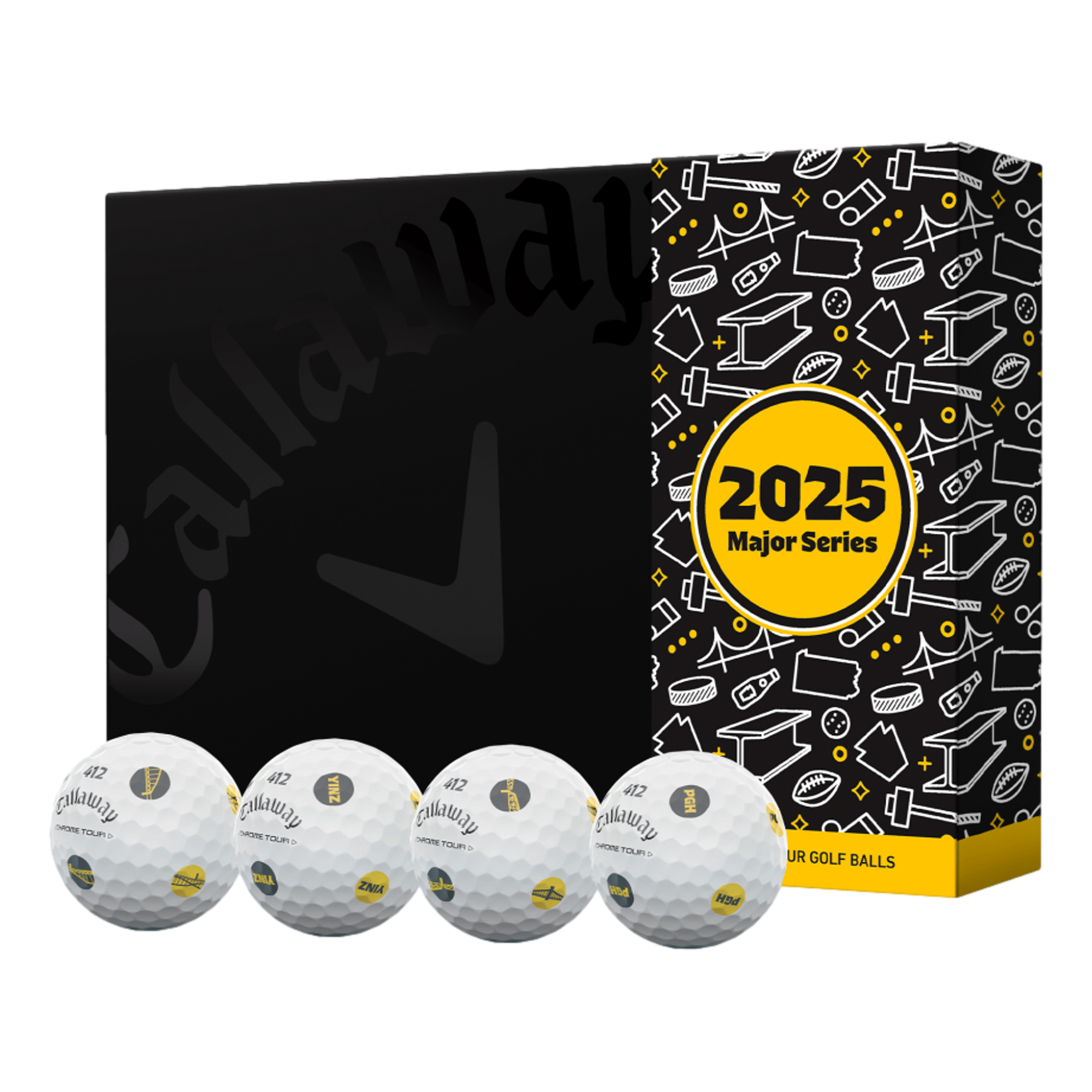 Chrome Tour Major Series June Major Golf Balls