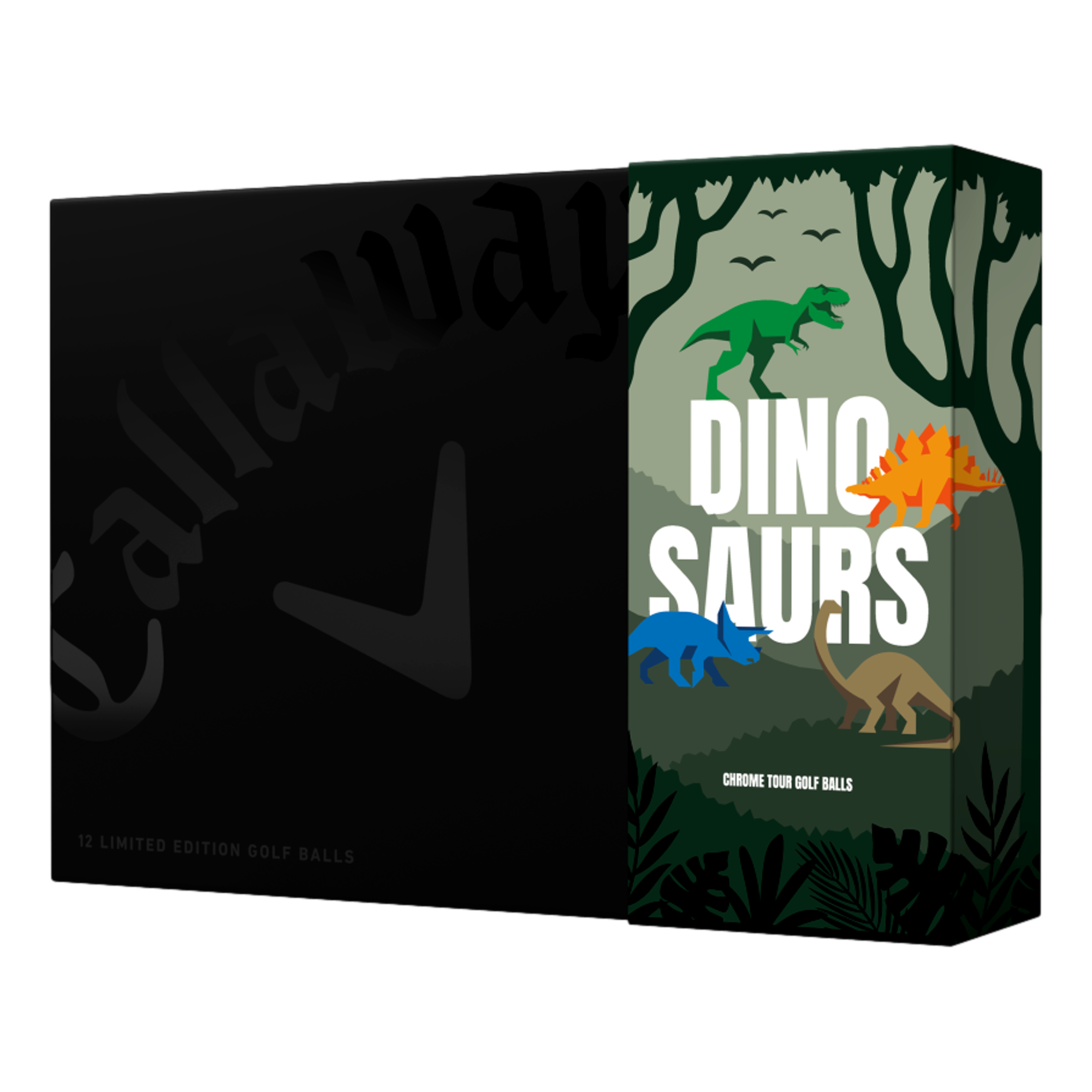 Chrome Tour Jurassic Dinosaurs Golf Balls
