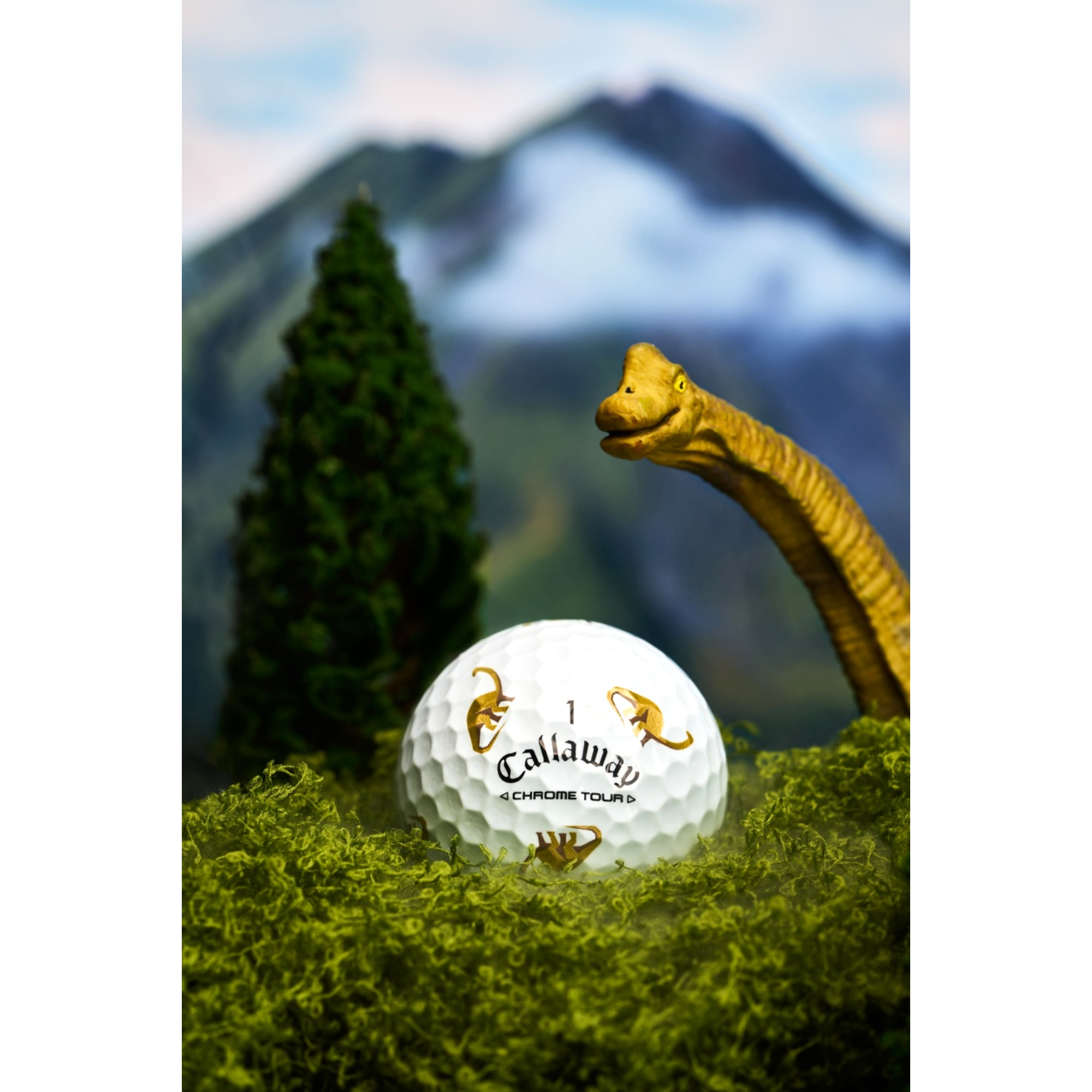 Chrome Tour Jurassic Dinosaurs Golf Balls